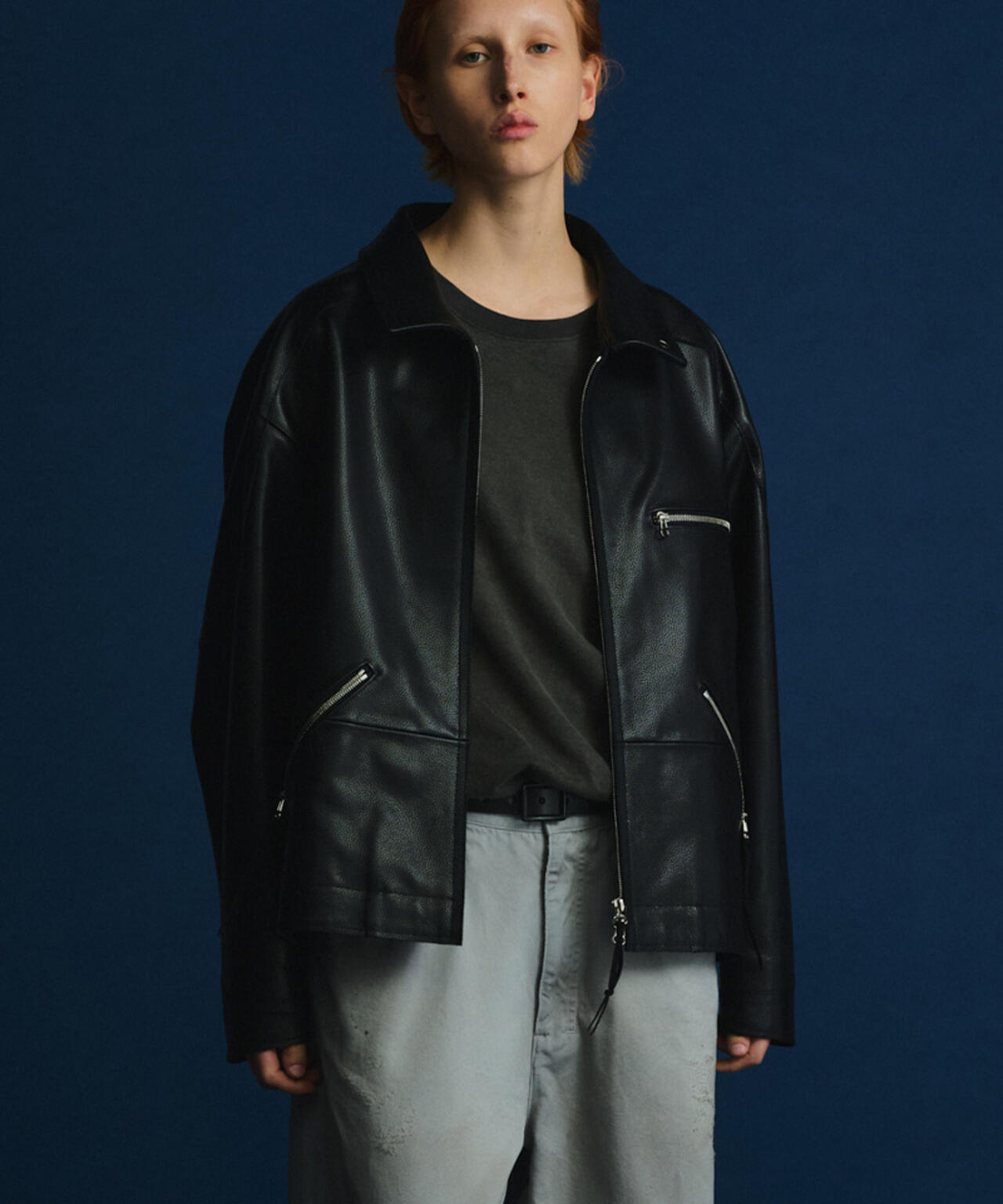 ANCELLM×GARDEN/アンセルム×ガーデン/COWHIDE ZIP UP JACKET/ANC-GRD