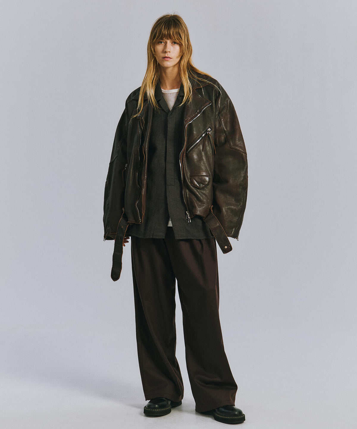 ANCELLM/アンセルム/AGING H.L BELTED JACKET/ANC-JK86