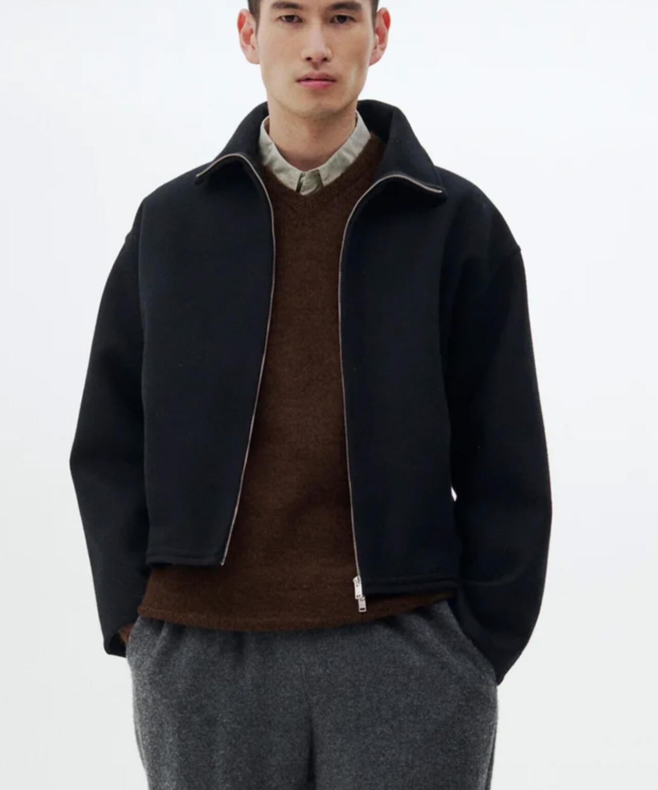 サイズ2 YOKE Ballon Silhouette Blouson YOKE/ヨーク/Wool Cashmere Balloon Silhouette Blouson/YK26FW01318B
