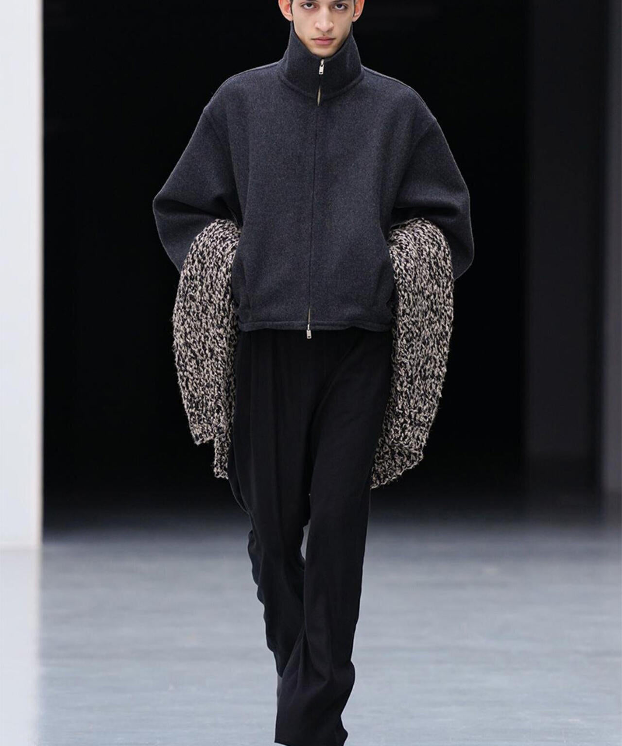 YOKE/ヨーク/Wool Cashmere Balloon Silhouette Blouson/YK26FW01318B