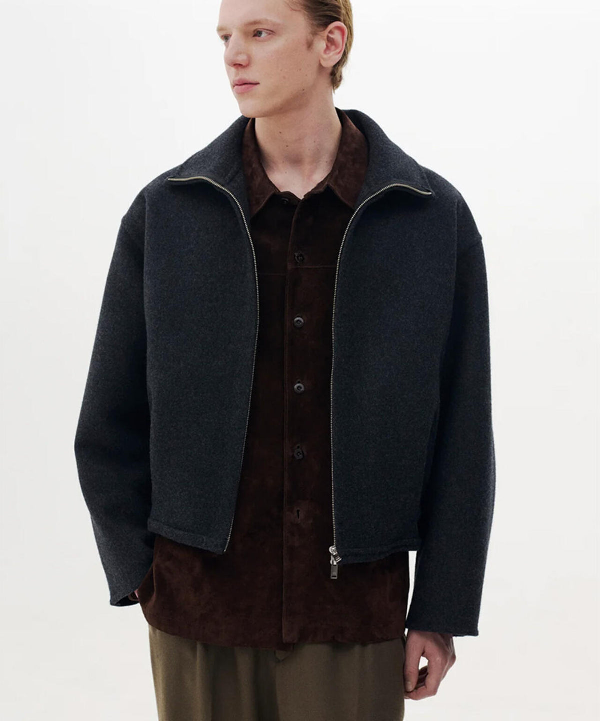 YOKE/ヨーク/Wool Cashmere Balloon Silhouette Blouson/YK26FW01318B