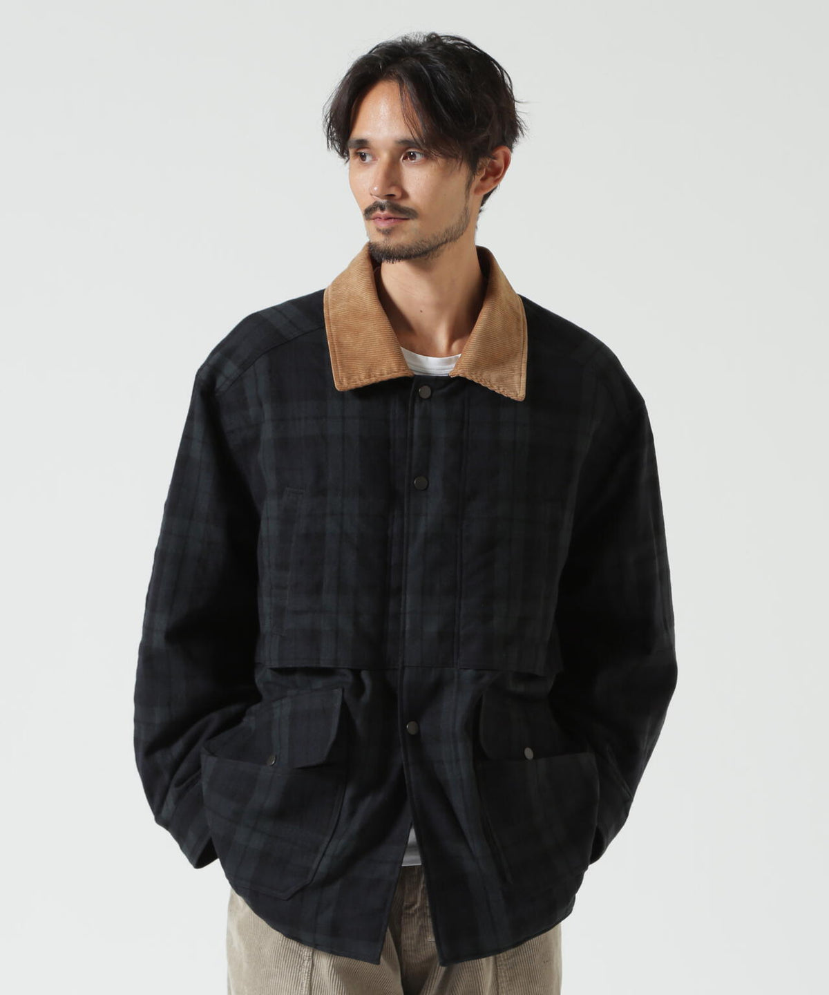 ANCELLM/アンセルム/CHECK HALF JACKET/ANC-JK99-A