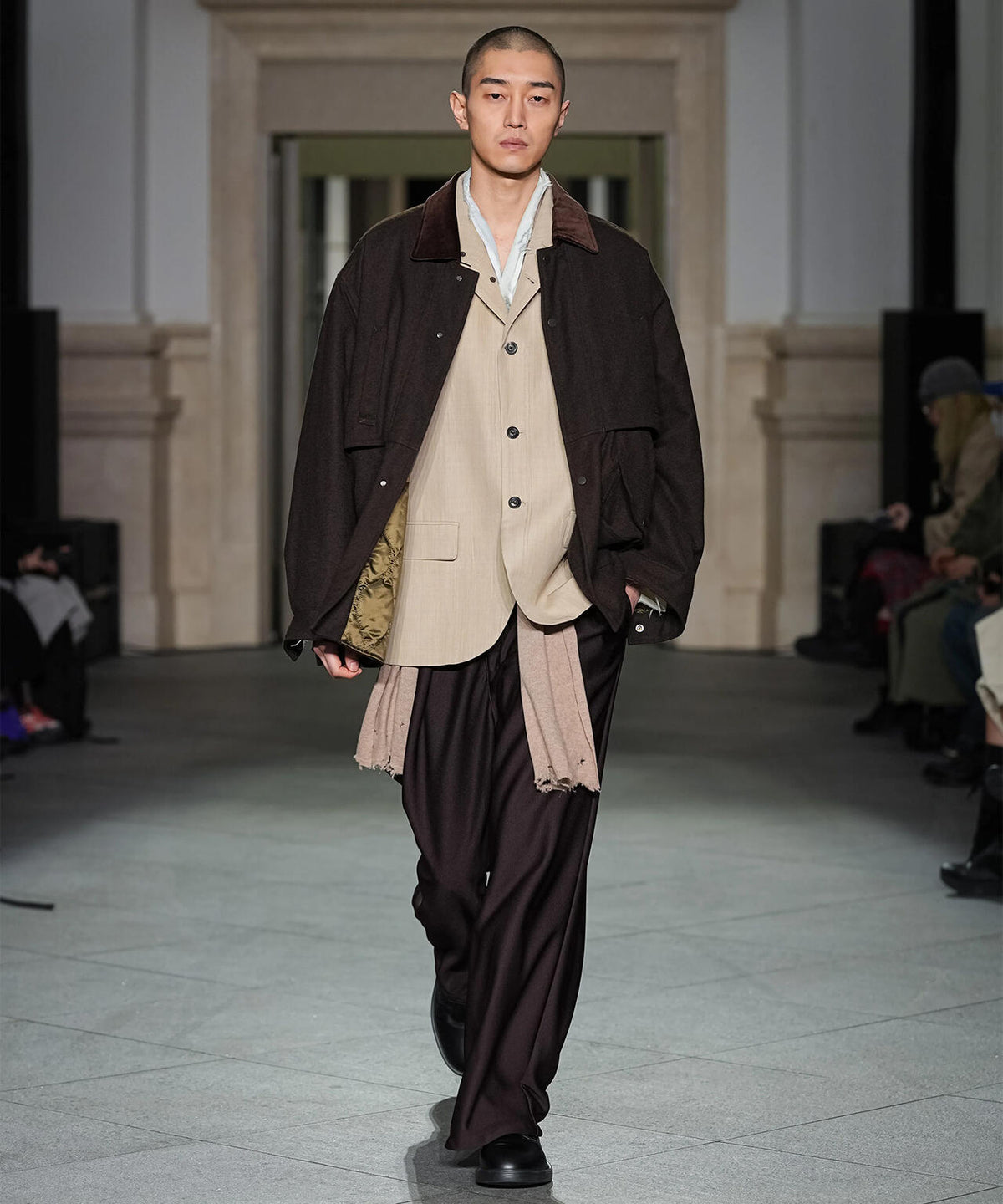 ANCELLM/アンセルム/WOOL HALF JACKET/ANC-JK99-C
