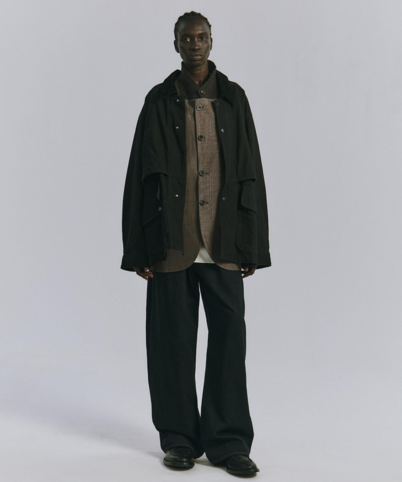 ANCELLM/アンセルム/AGING DENIM HALF JACKET/ANC-JK99-B | GARDEN