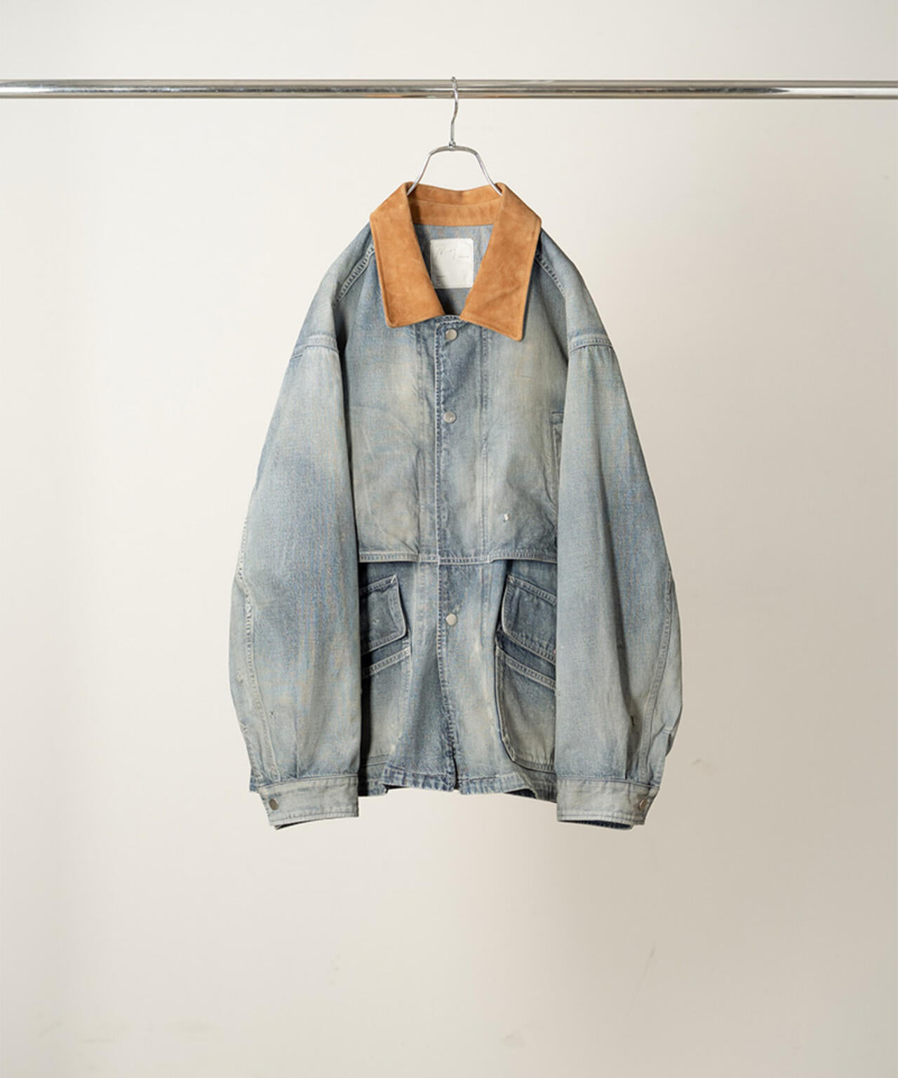 ANCELLM/アンセルム/AGING DENIM HALF JACKET/ANC-JK99-B | GARDEN