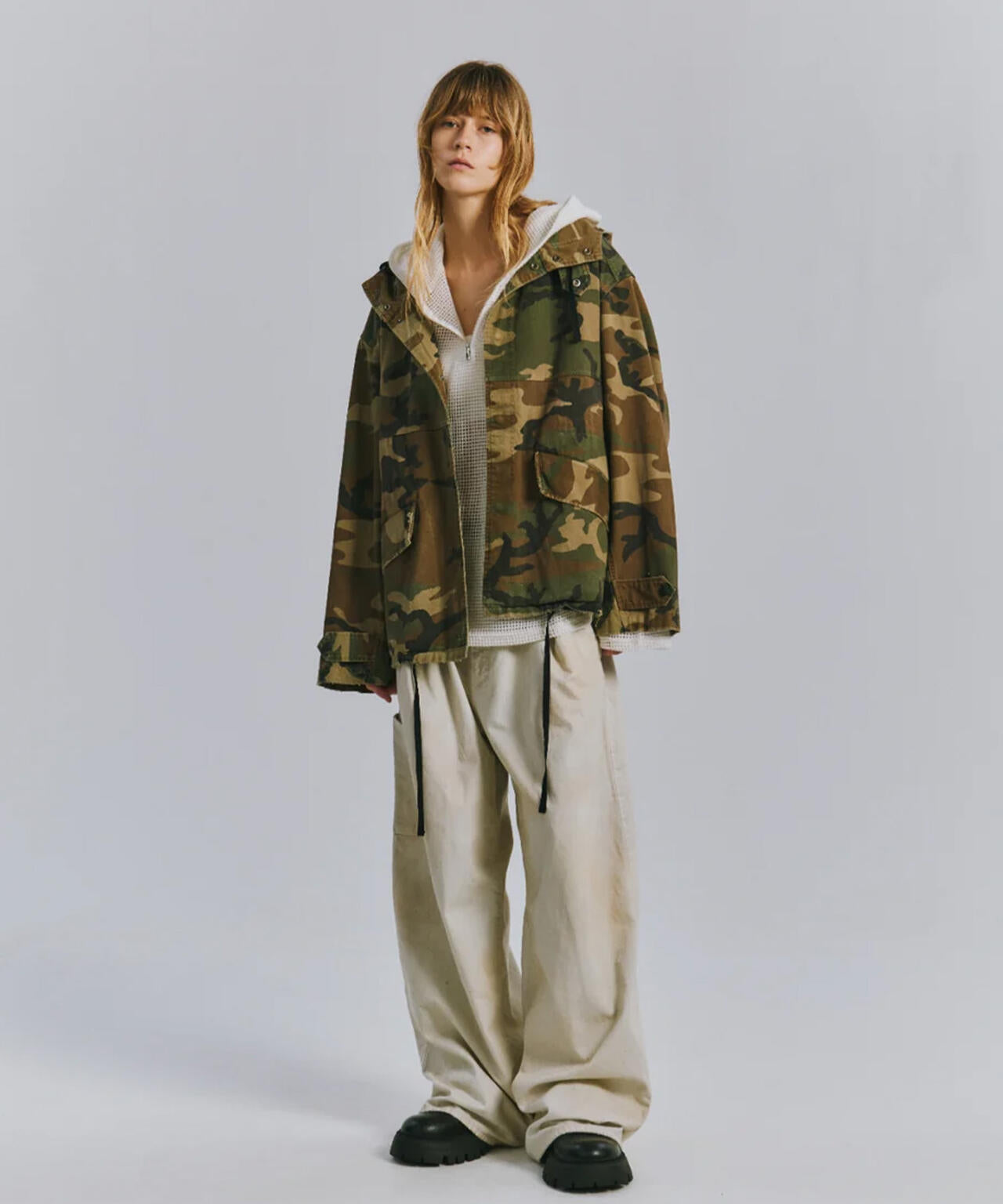 ANCELLM/アンセルム/CAMO OVER HOODIE/ANC-SH111 | GARDEN（ガーデン