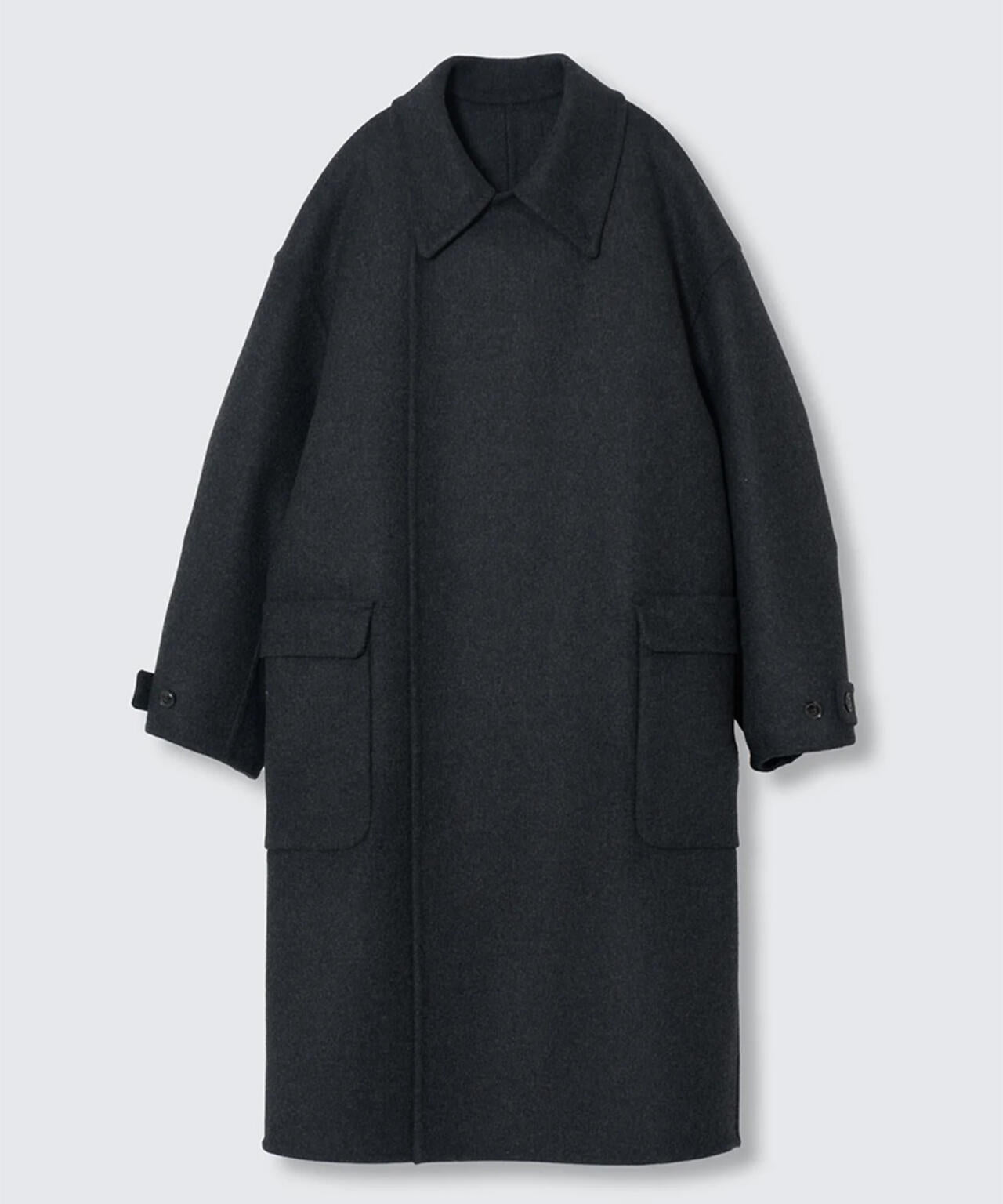 YOKE/ヨーク/Wool Cashmere Double Breasted Rever Coat/YK26FW01317C