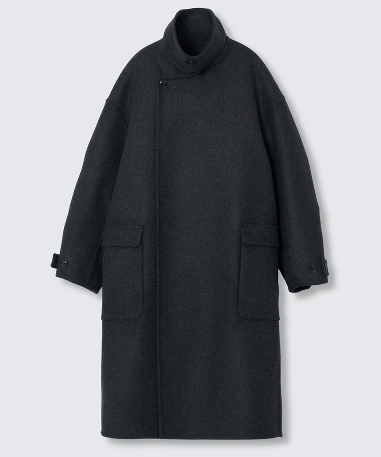 YOKE/ヨーク/Wool Cashmere Double Breasted Rever Coat/YK26FW01317C