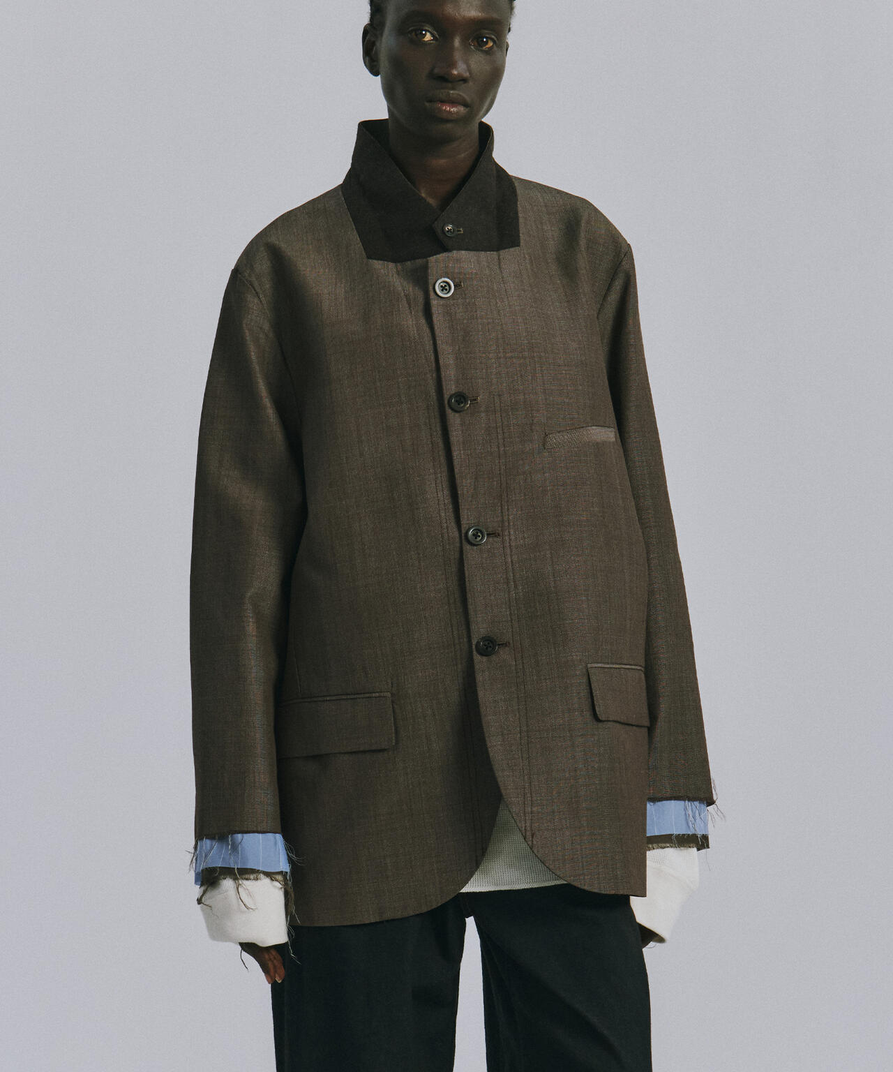 ANCELLM/アンセルム/LAYERED TAILORED JACKET/ANC-JK106