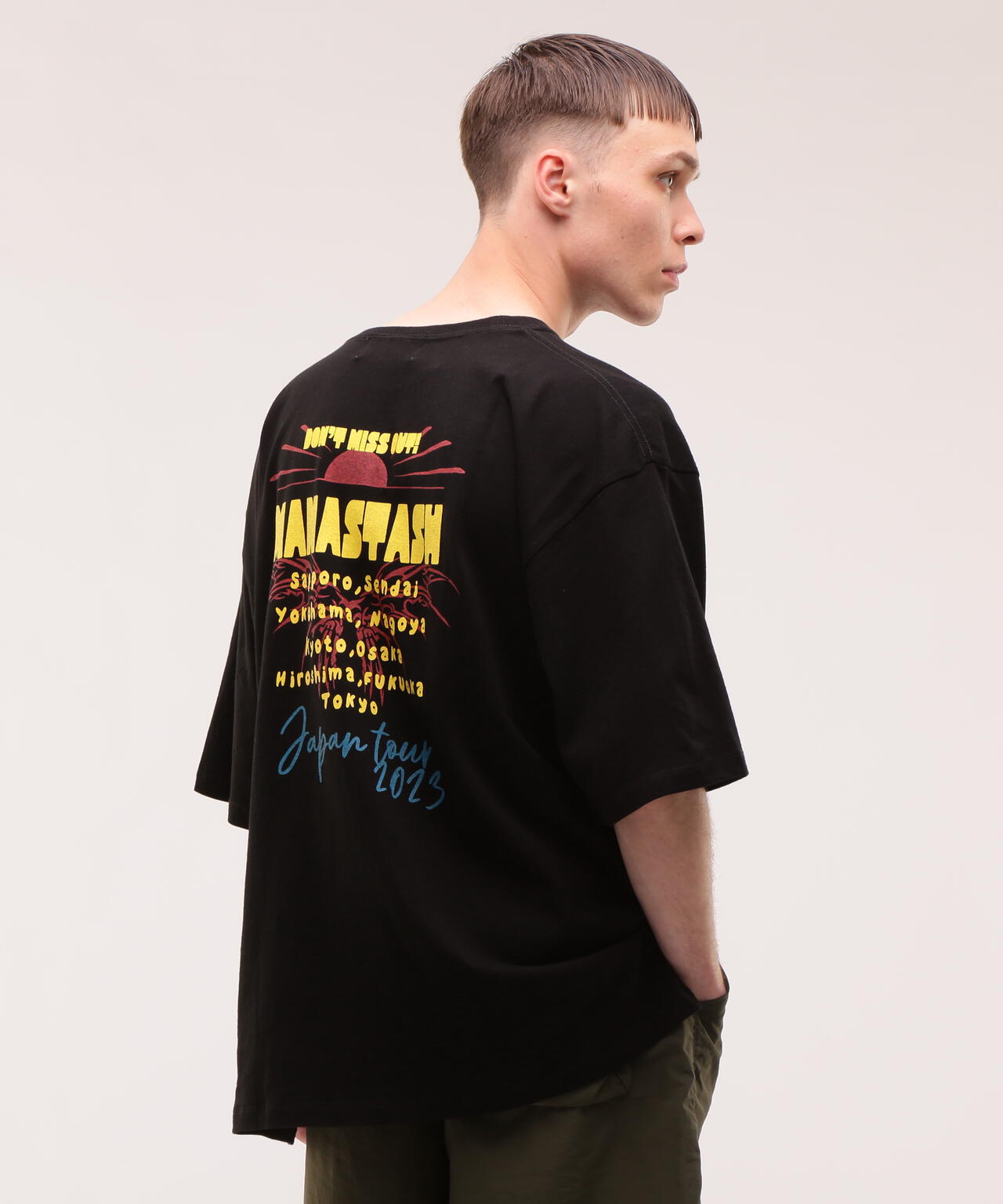 新品 MANASTASH Tシャツ マナスタッシュ バック プリント Tee 白 マナスタッシュ manastash ロンT セールMANASTASH⁄マナスタッシュ