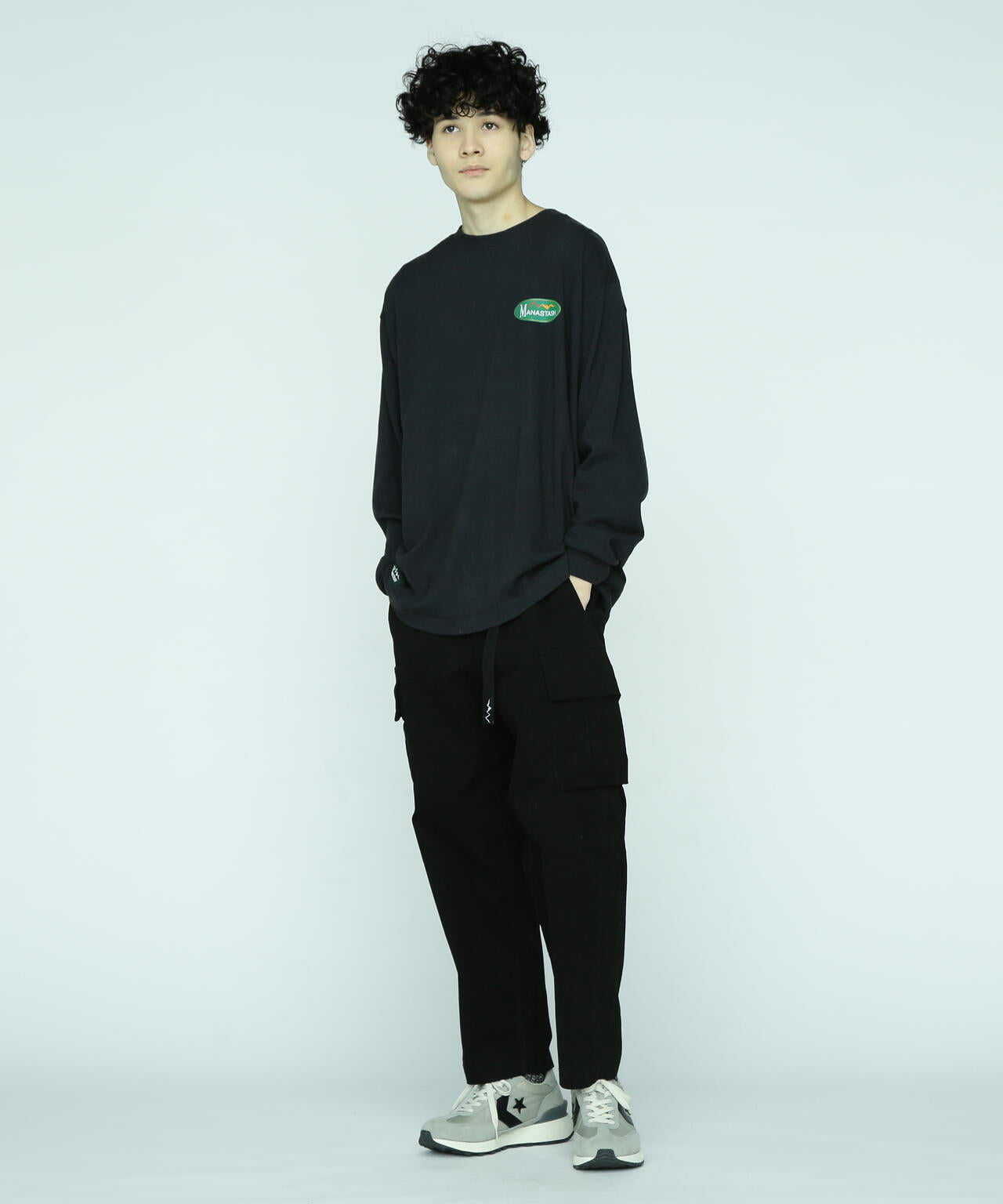MANASTASH/マナスタッシュ/HEMP L/S TEE ORIGINAL LOGO