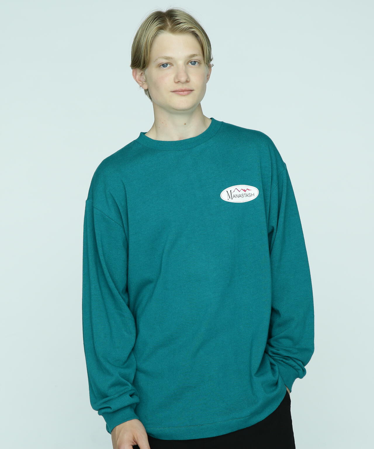 MANASTASH/マナスタッシュ/HEMP L/S TEE ORIGINAL LOGO