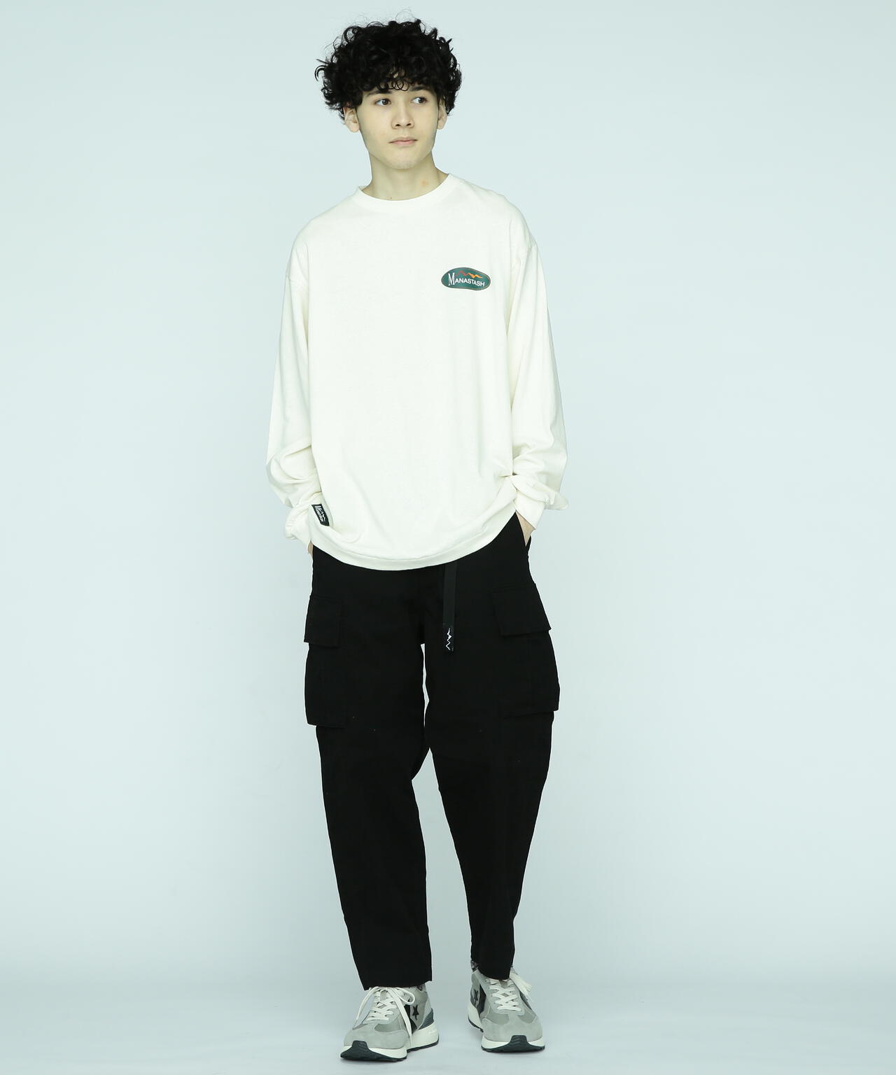 MANASTASH/マナスタッシュ/HEMP L/S TEE ORIGINAL LOGO