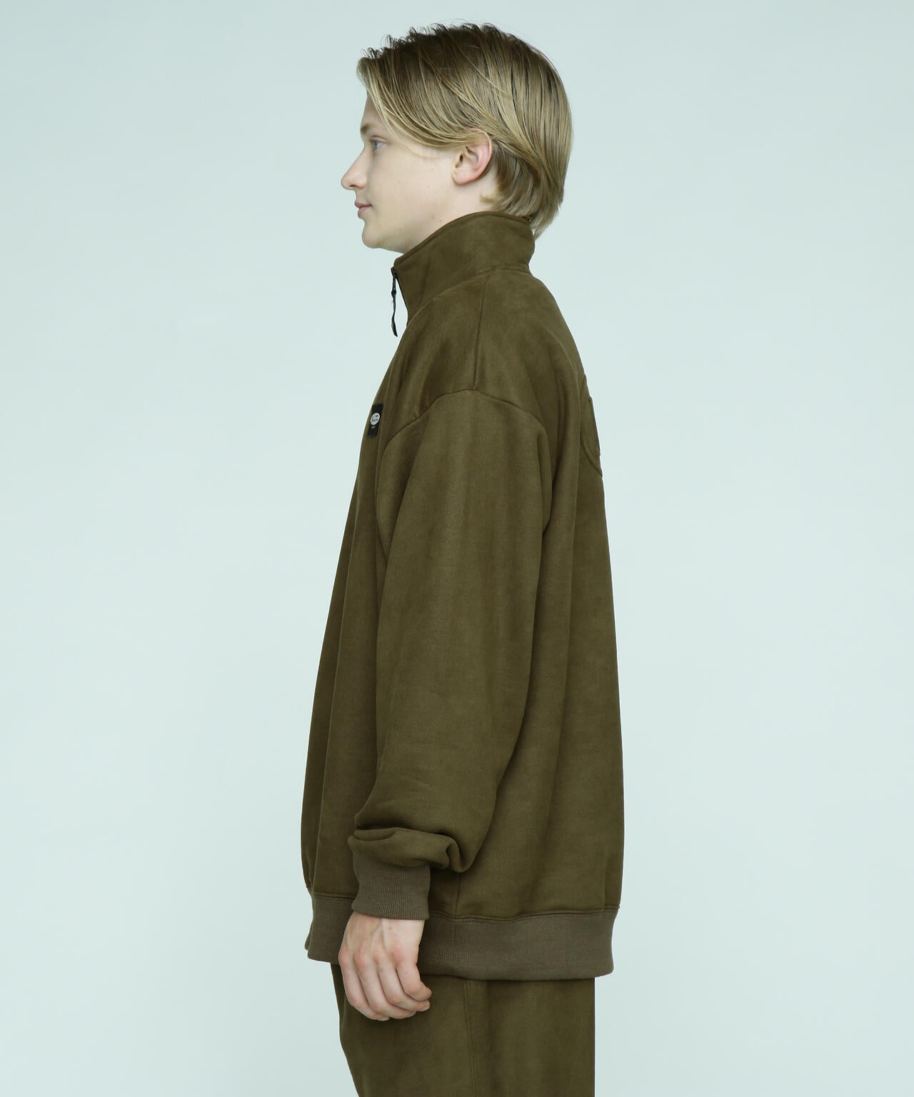 トップス managonia MANASTASH/マナスタッシュ/LODGE HALF ZIP SWEAT/ロッジハーフジップ