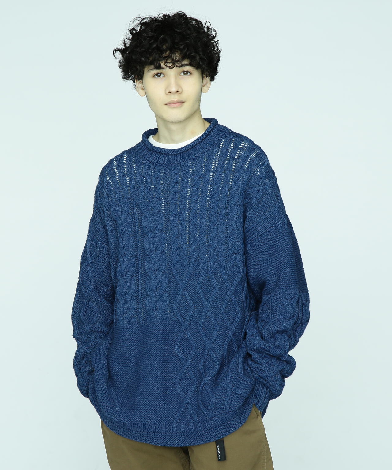 MANASTASH/マナスタッシュ/COTTON GUERNSEY SWEATER/ガンジーセーター