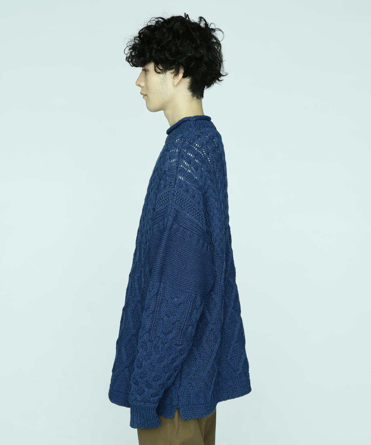 MANASTASH/マナスタッシュ/COTTON GUERNSEY SWEATER/ガンジーセーター