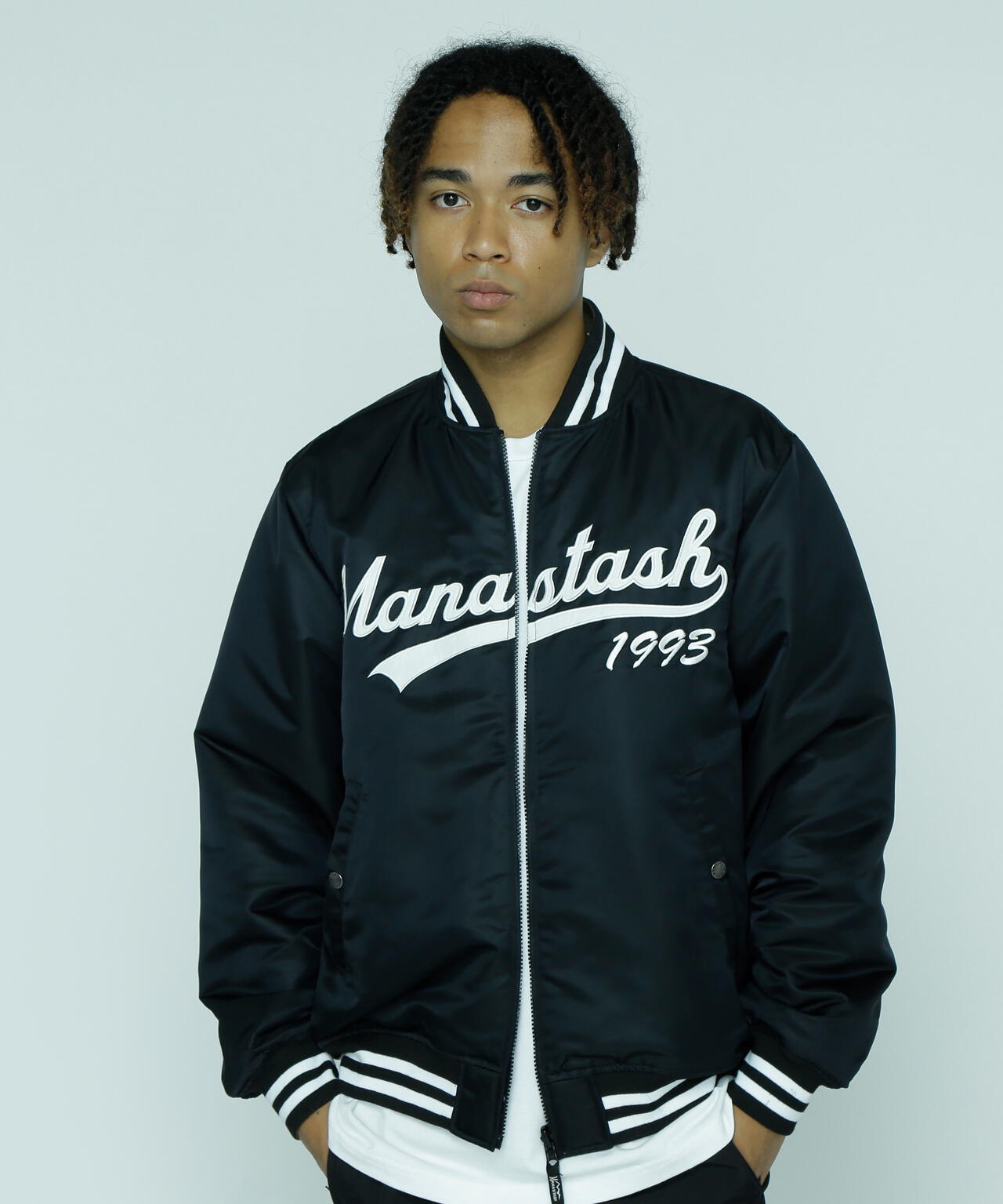 MANASTASH リバーシブルジャケット MANASTASH/REVERSIBLE NYLON VARSITY JACKET | MANASTASH（マナ
