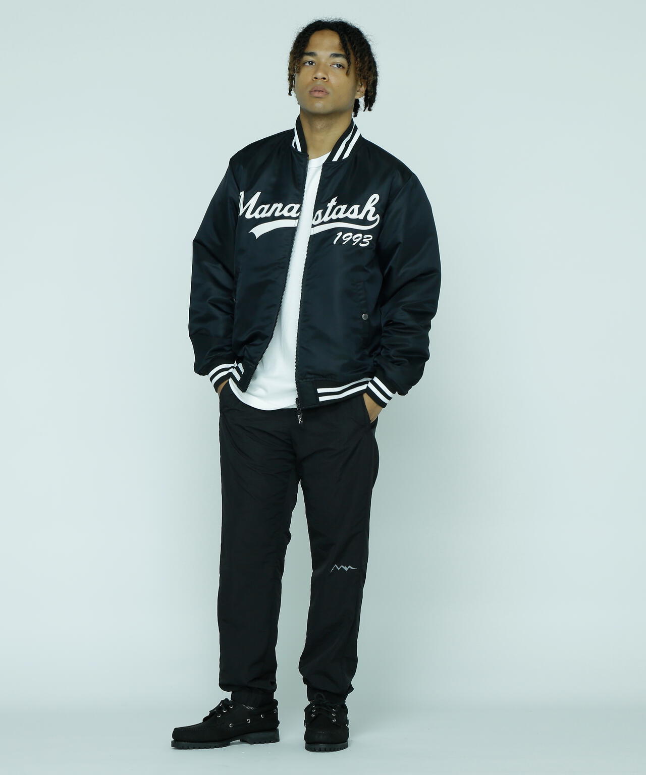 MANASTASH リバーシブルジャケット MANASTASH/REVERSIBLE NYLON VARSITY JACKET | MANASTASH（マナ