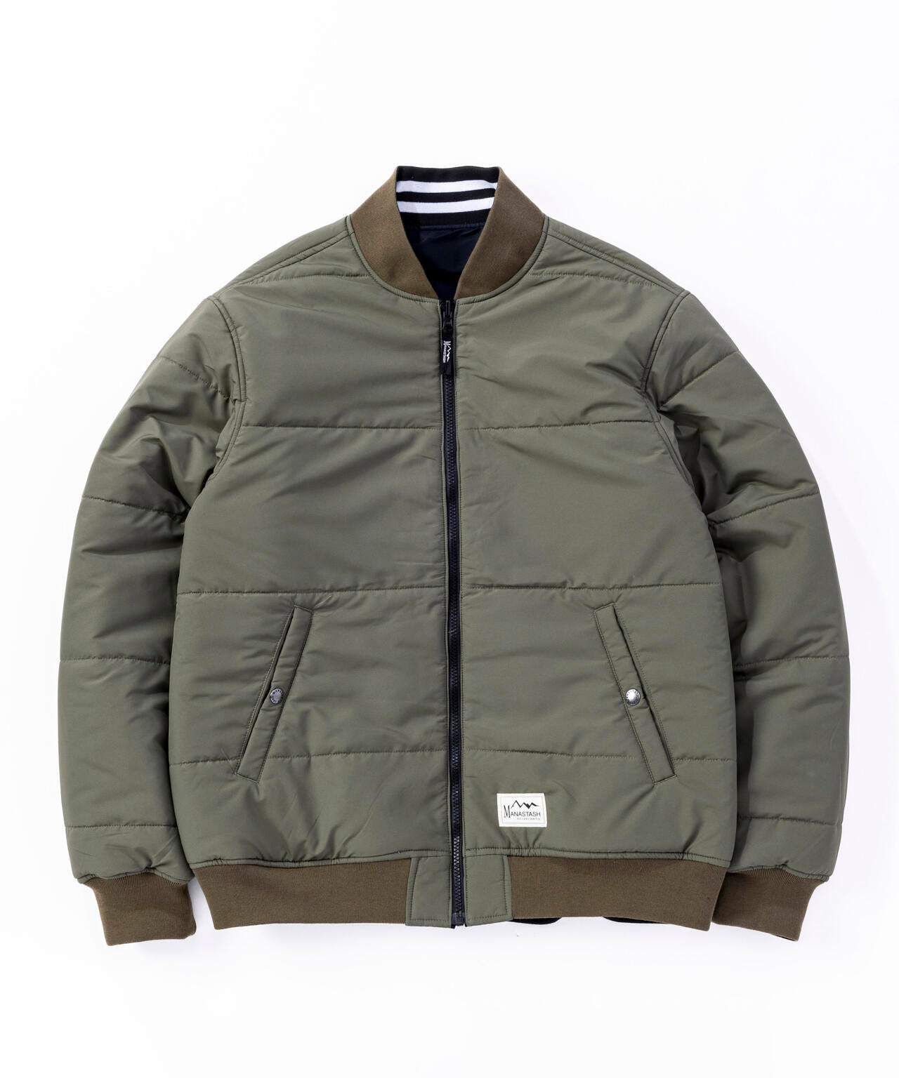 MANASTASH/REVERSIBLE NYLON VARSITY JACKET | MANASTASH（マナ