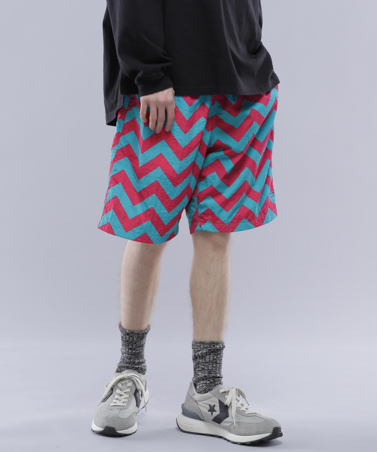 MANASTASH/マナスタッシュ/ZG COLOR SHORTS/ジグザクカラーショーツ