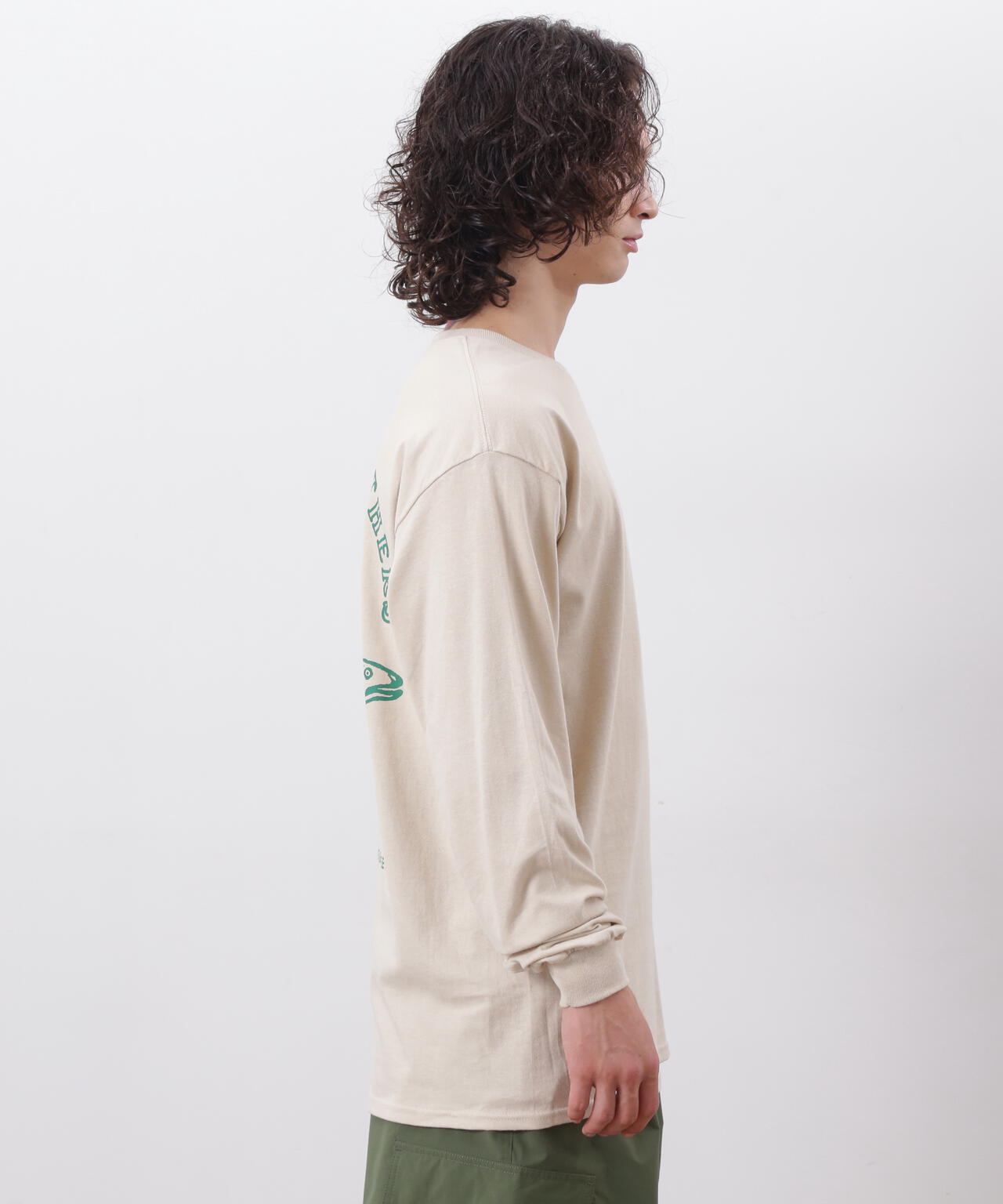 MANASTASH/マナスタッシュ/L/S TEE SALMON/ロングスリーブTシャツ