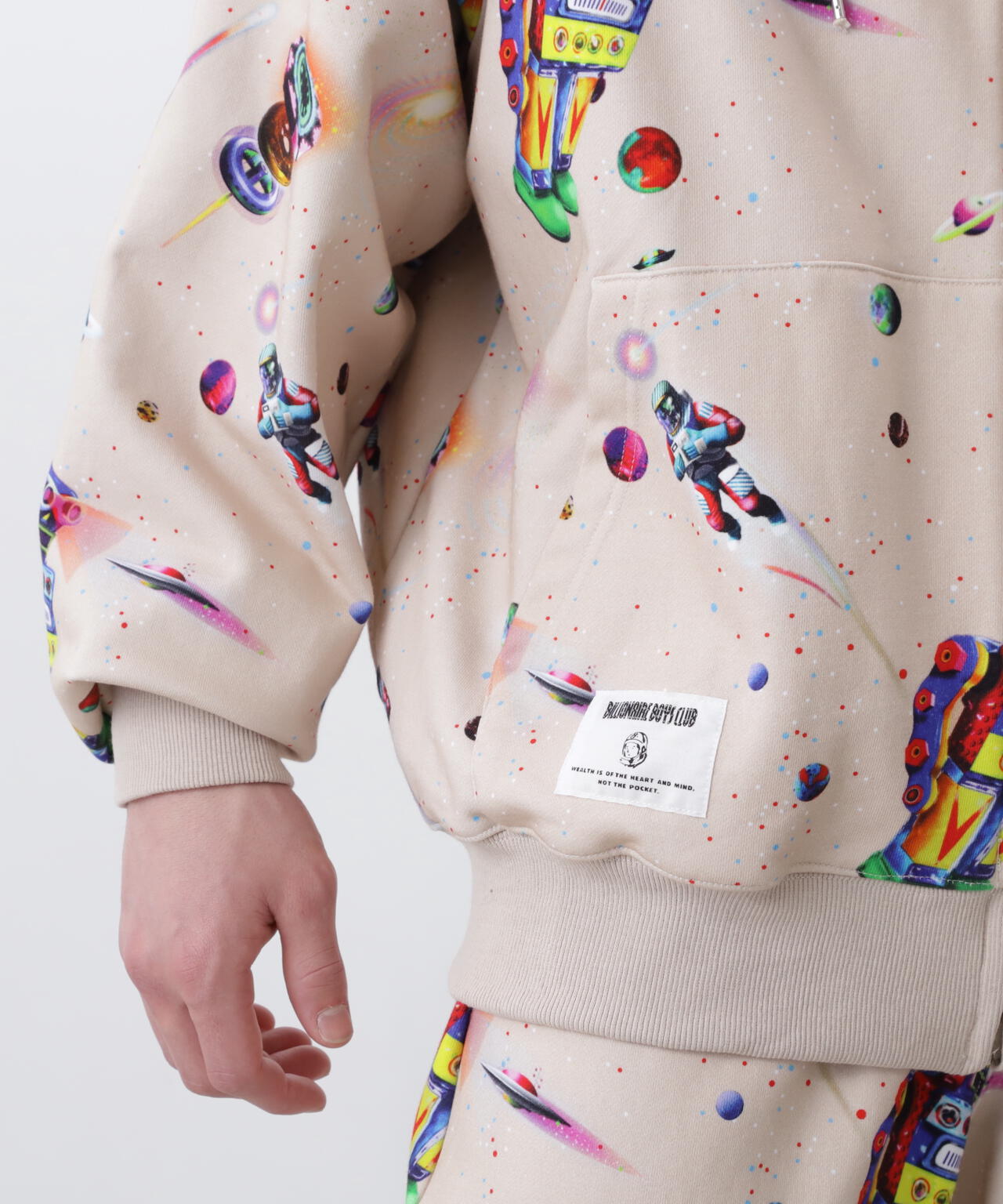 BILLIONAIRE BOYS CLUB/ BBC REAL SPACE ZIP HOODIE | MANASTASH