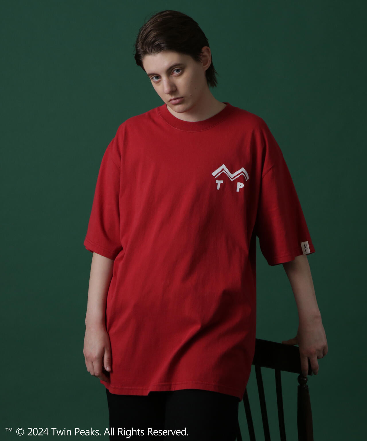 マナスタッシュ MANASTASH ツインピークス ロンT 黒 MANASTASH/マナスタッシュ/TWIN PEAKS TEE 02/ツイン・ピークスT