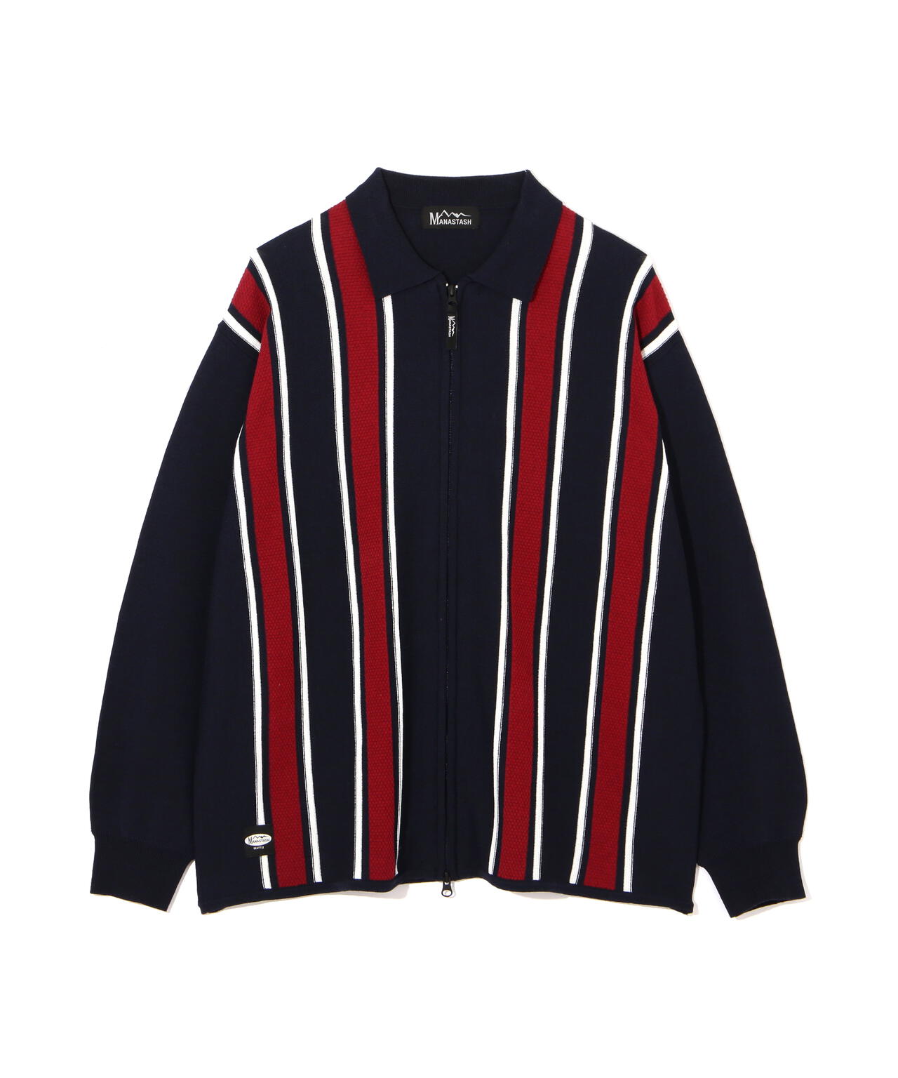 マナスタッシュ（Manastash）/MANASTASH／マナスタッシュ／MCA STRIPE ZIP KNIT／ストライプジップニット MANASTASH/マナスタッシュ/MCA STRIPE ZIP KNIT/ストライプジップ