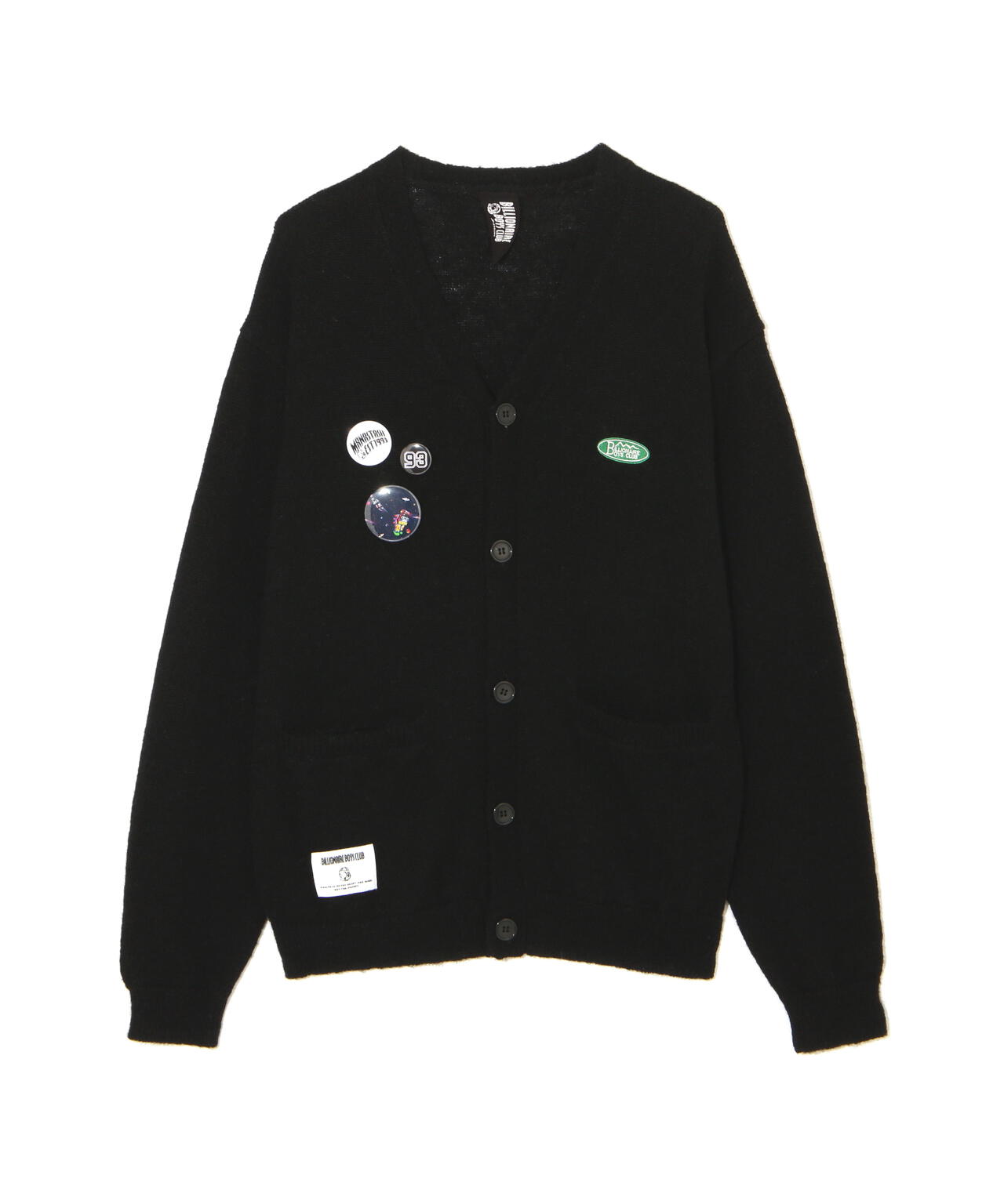 BILLIONAIRE BOYS CLUB/MOHAIR CARDIGAN WITH BADGE | MANASTASH（マナ