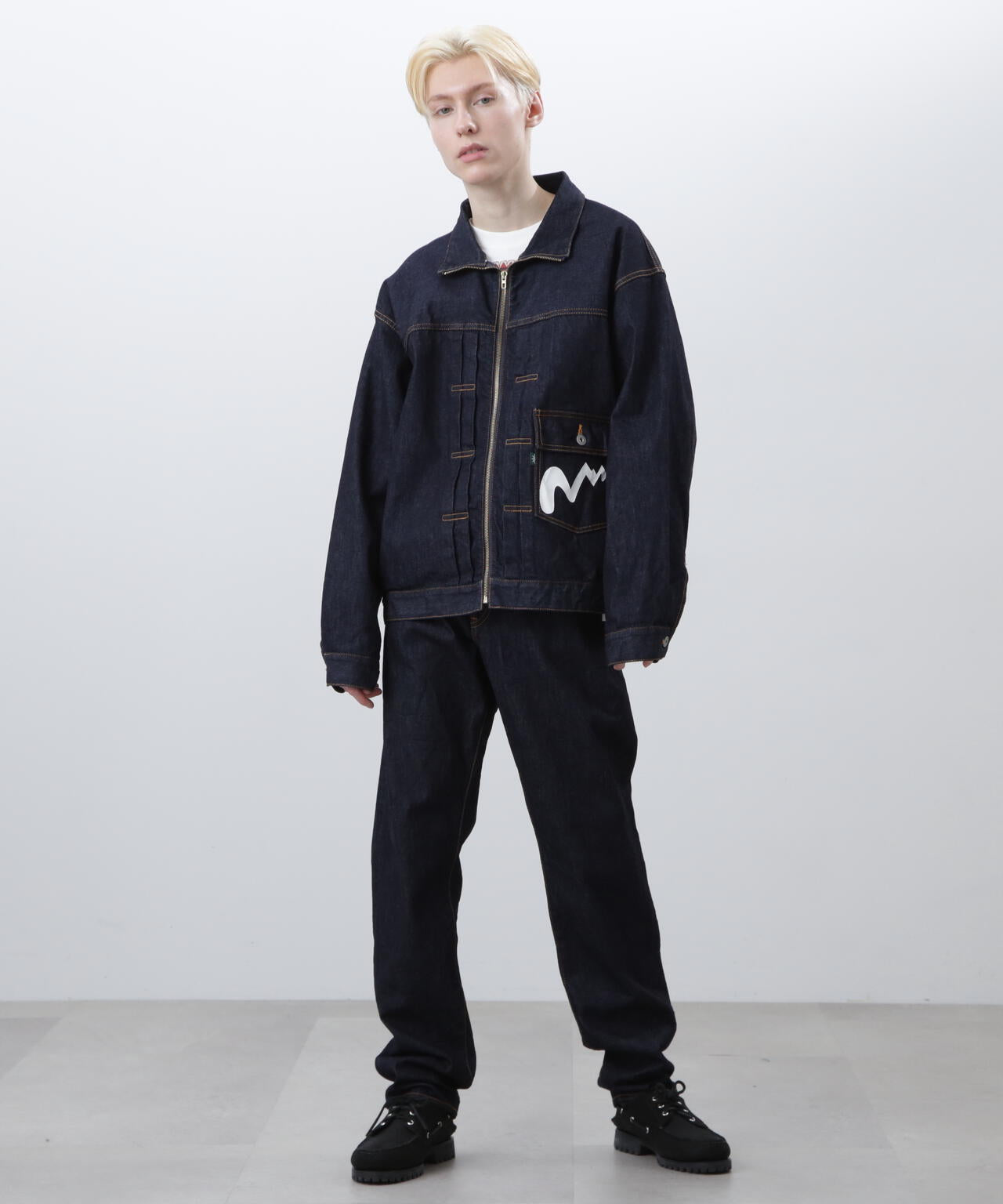 MANASTASH(マナスタッシュ)デニムジャケット(羽織り) MANASTASH/マナスタッシュ/MS DENIM ZIP JACKET/デニムジップ