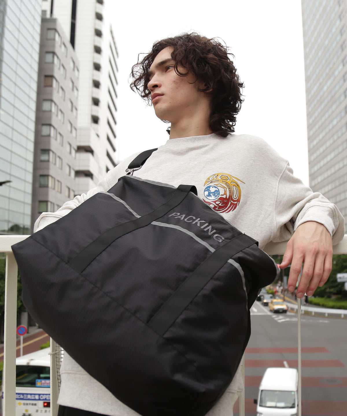 PACKING/パッキング/別注コラボ RIP STOP 5P UTILITY TOTE BAG 