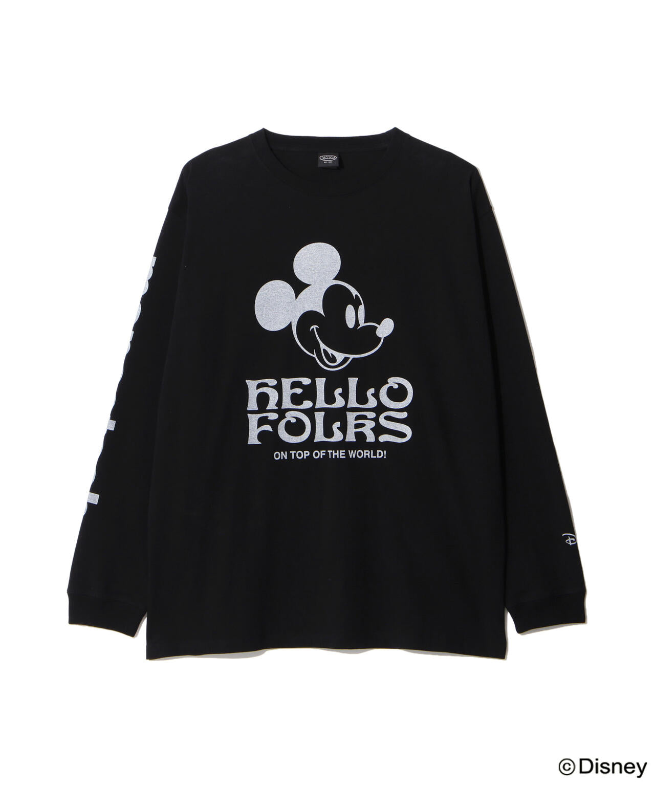 MANASTASH/マナスタッシュ/MICKEY L/S TEE HELLO FOLKS