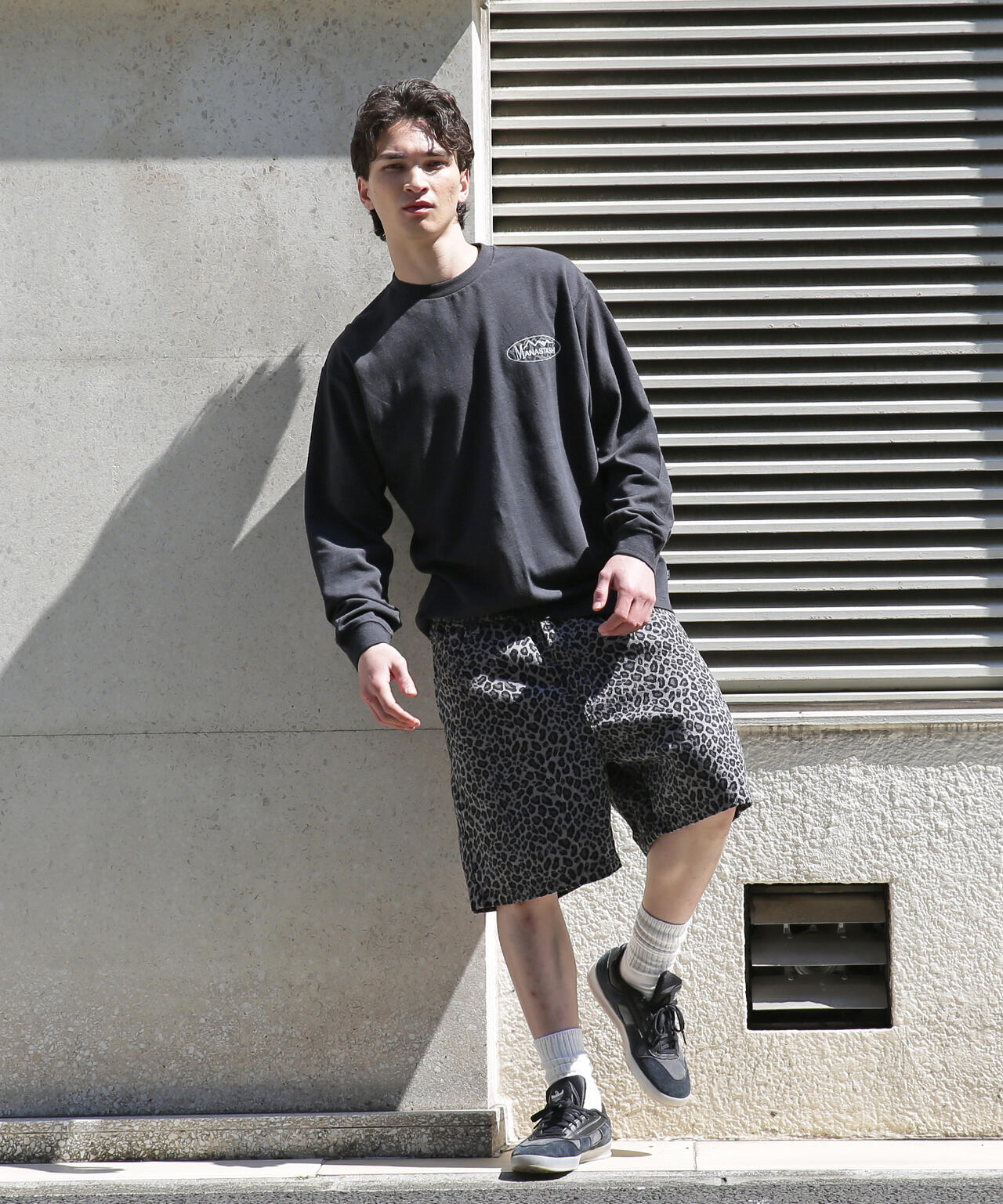 MANASTASH/マナスタッシュ/HEMP L/S TEE LEOPARD LOGO | MANASTASH