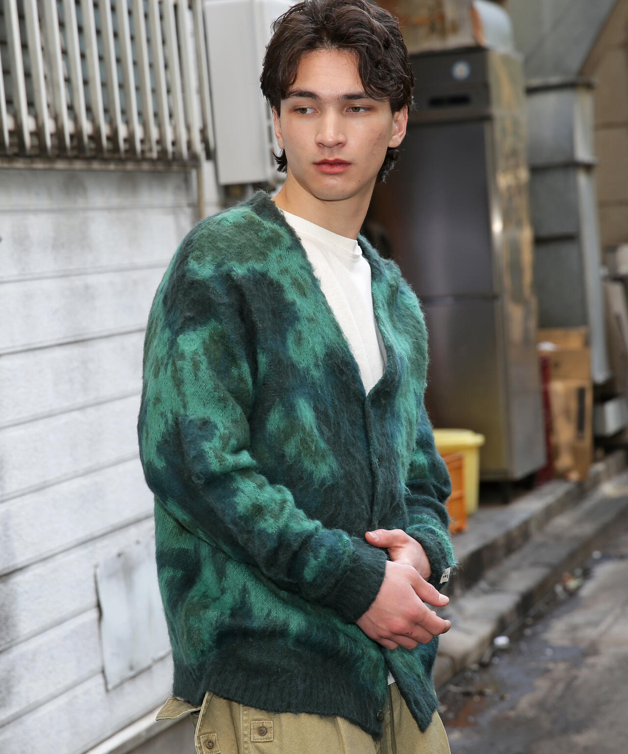 MANASTASH/マナスタッシュ/BLURRY JAQUARD CARDIGAN | MANASTASH（マナ