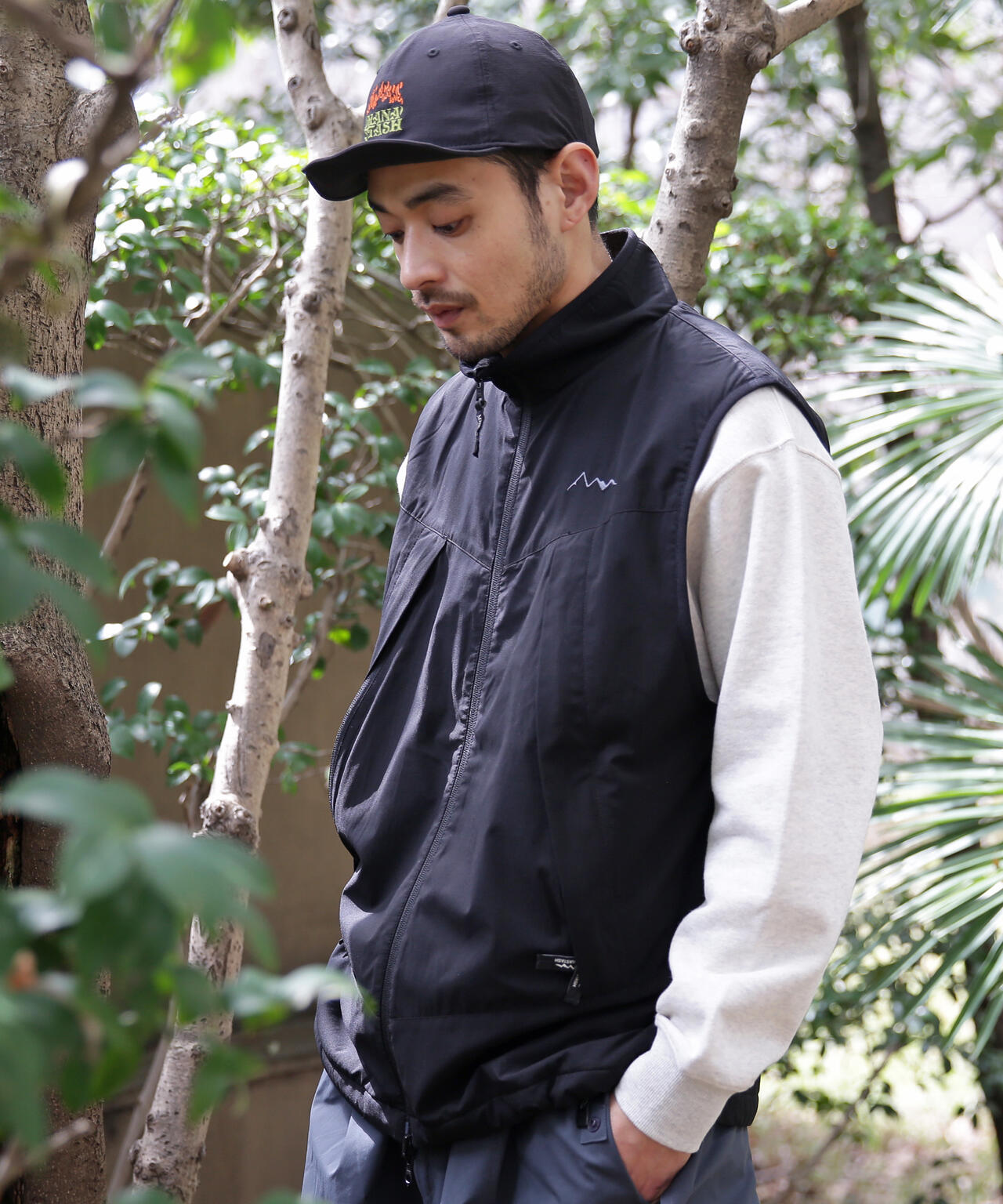 MANASTASH/マナスタッシュ/GRID FLEECE REVERSIBLE VEST | MANASTASH