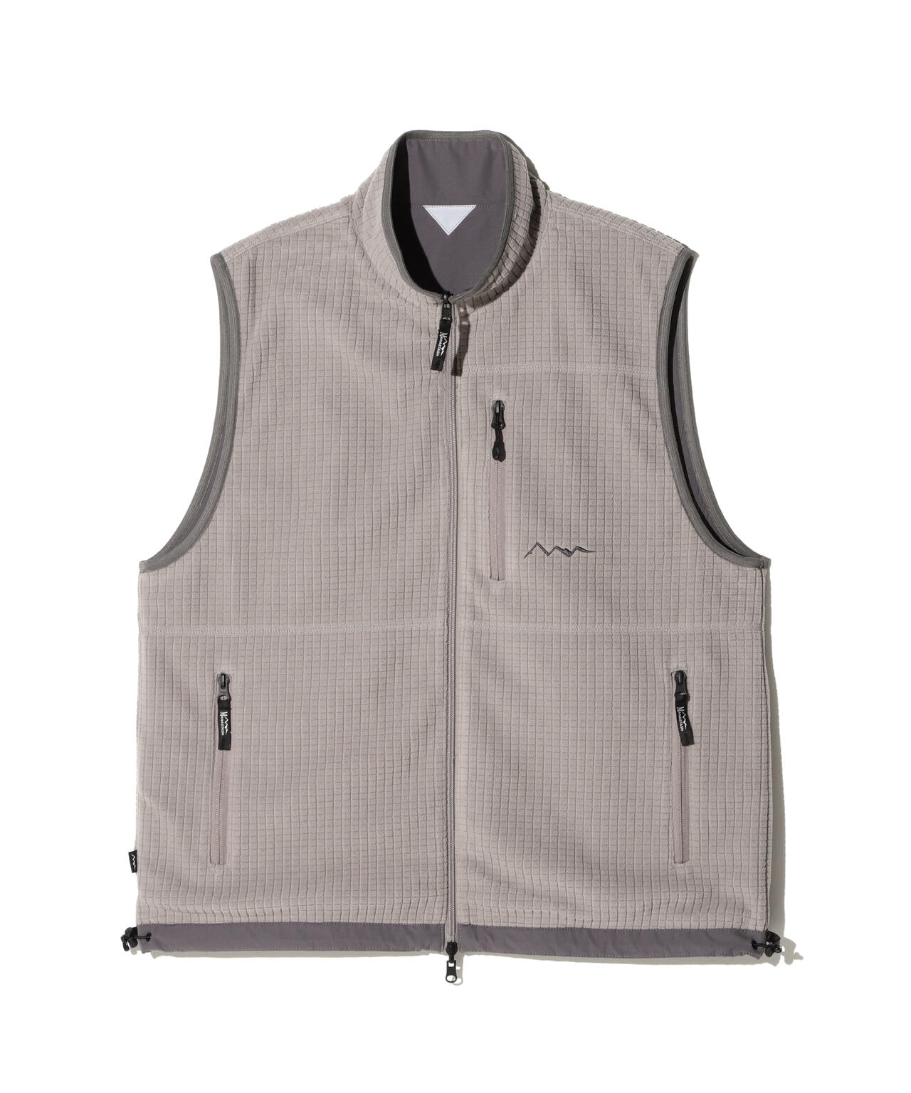 sample reversible vest GRAY ニートと居候とたかさき MANASTASH/マナスタッシュ/GRID FLEECE REVERSIBLE VEST | MANASTASH