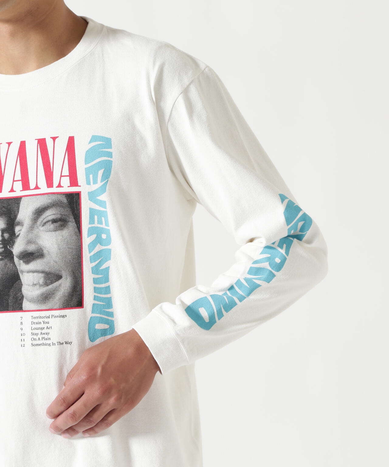 NIRVANA/ニルヴァーナ/NEVERMIND L/S TEE/コラボロンT