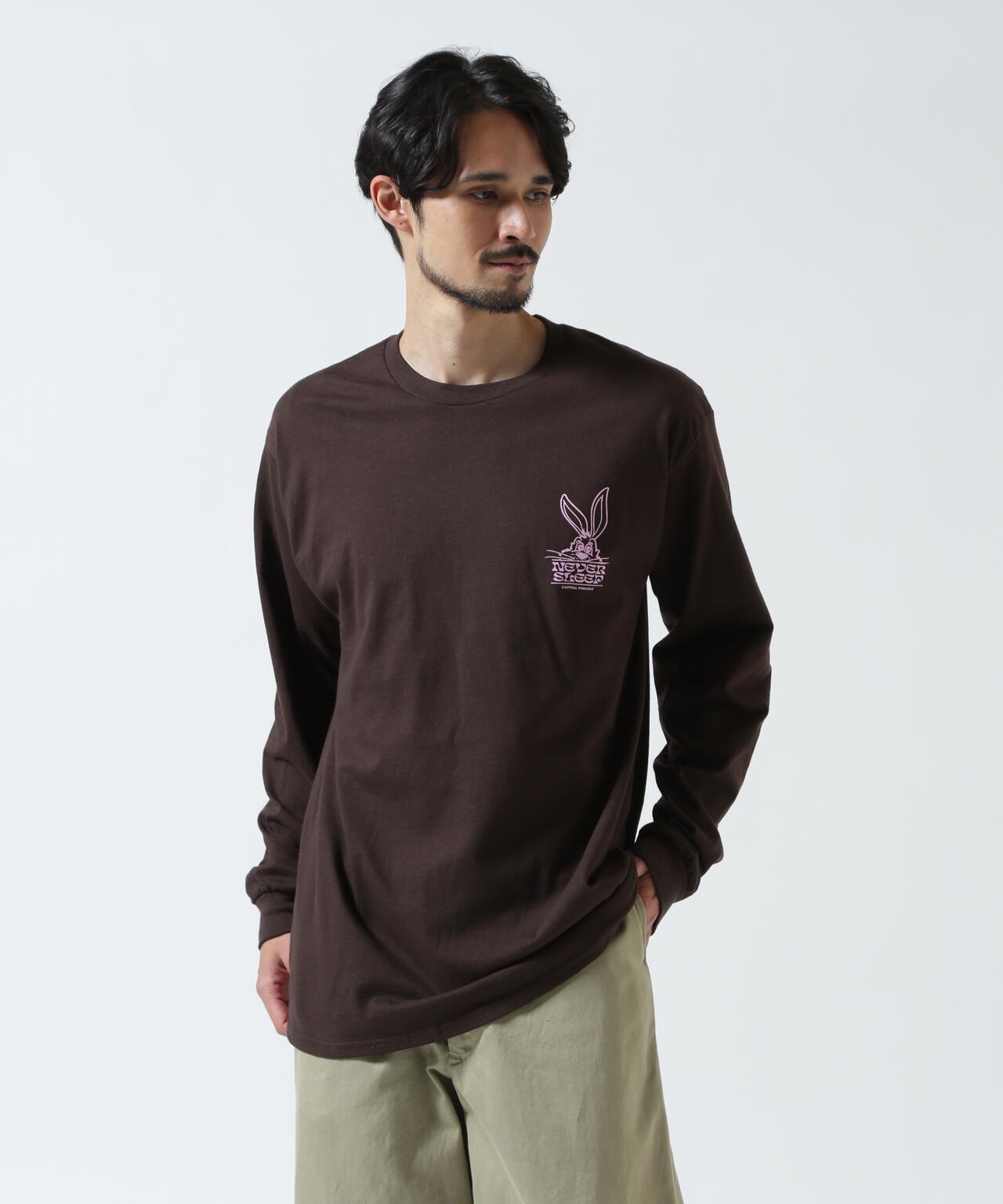 MANASTASH/マナスタッシ/ュCiTee L/S RABBIT/シティーロングスリーブラビット