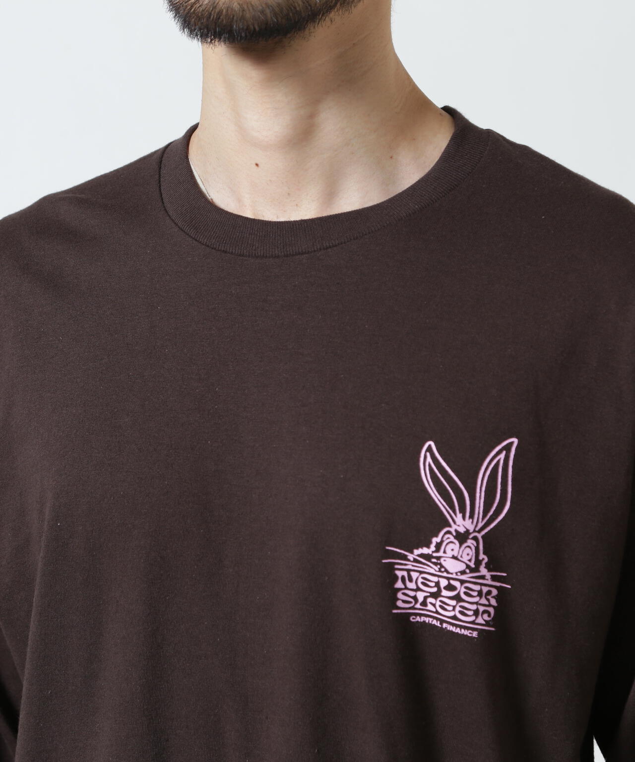 MANASTASH/マナスタッシ/ュCiTee L/S RABBIT/シティーロングスリーブラビット