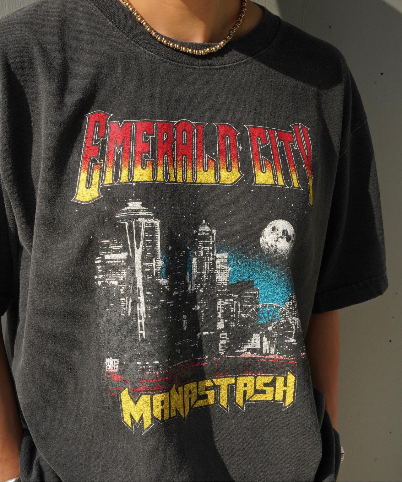 GOOD ROCK SPEED×MANASTASH/別注 Emerald CityコラボTシャツ《メンズ・ウィメンズ・ユニセックス》