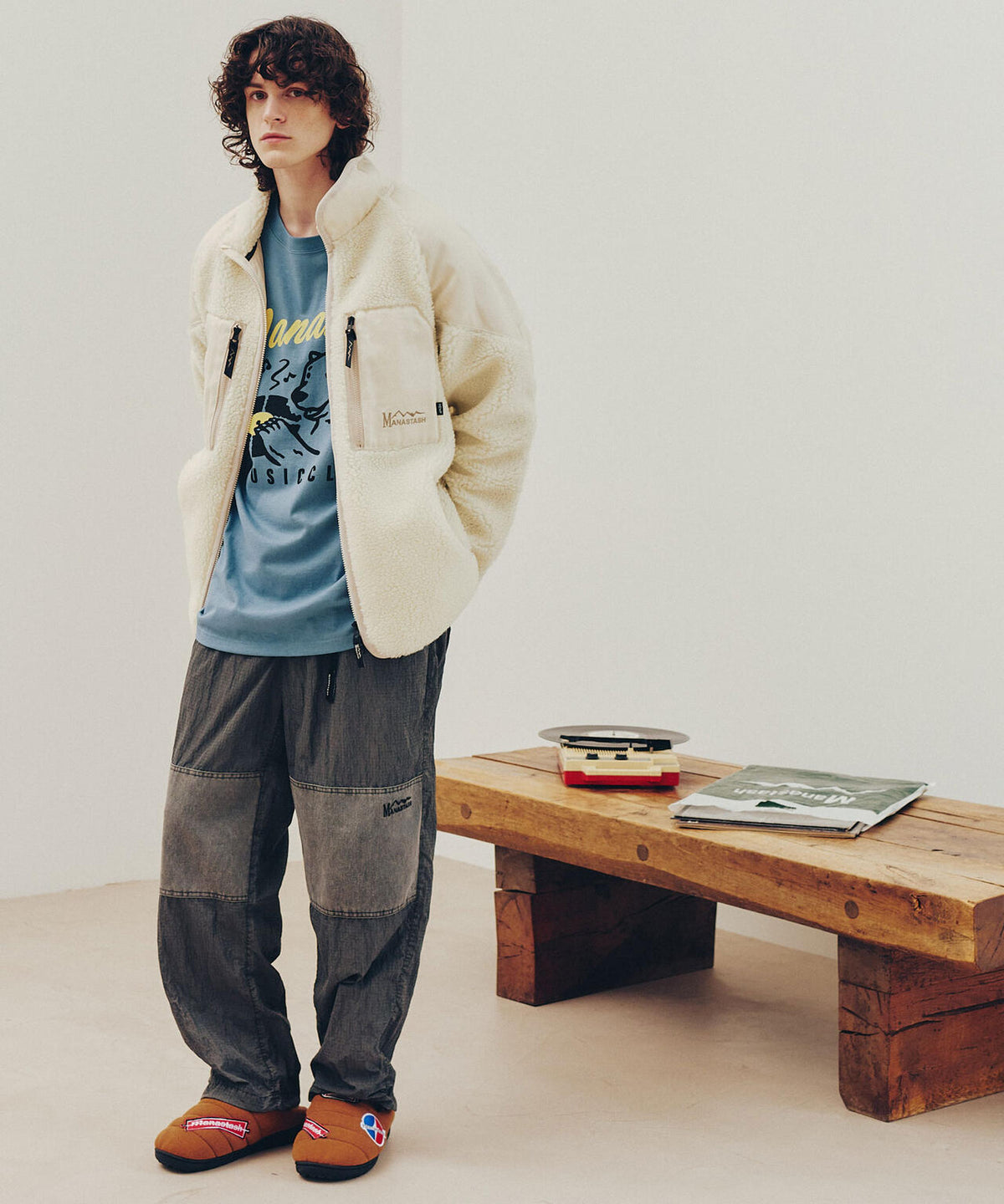 MANASTASH/マナスタッシュ/GRIZZLY JKT/ボアフリースジャケット