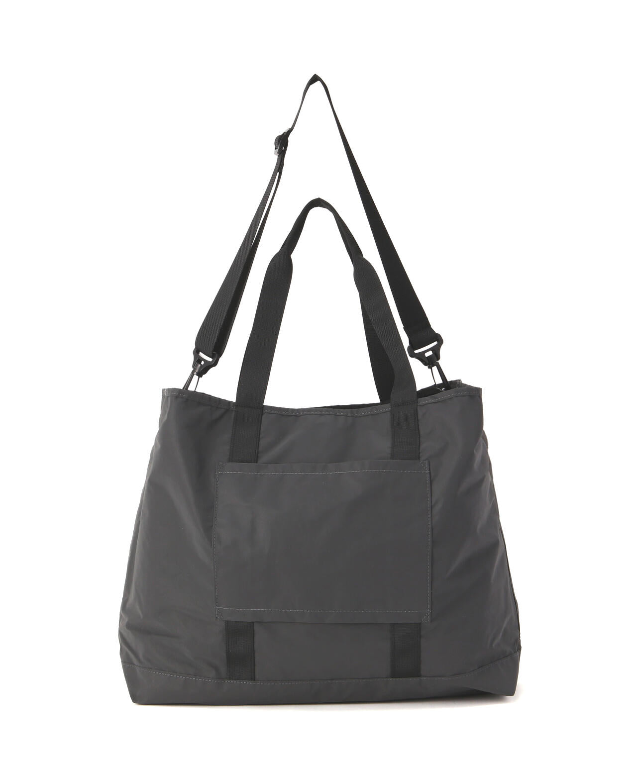 PACKING/パッキング/BLACK REFLECTIVE TOTE/リフレクティブトート