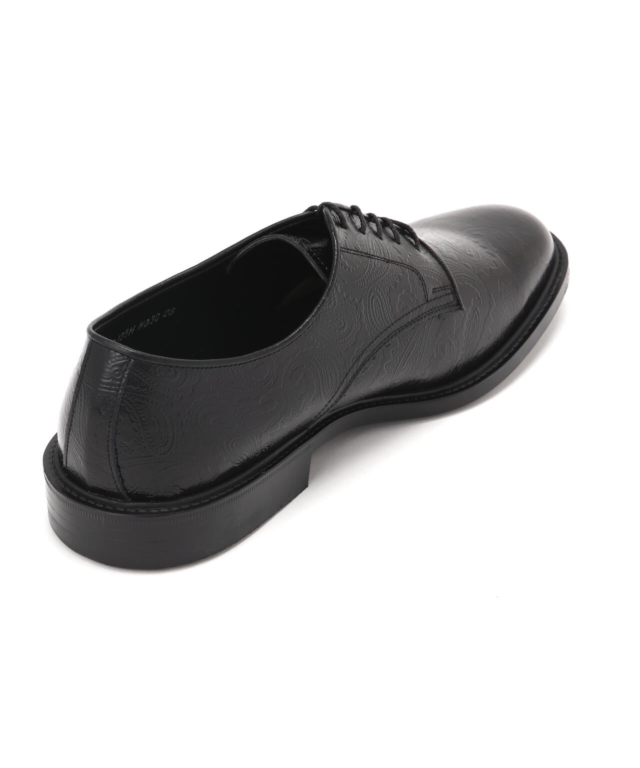 The Kenford Fineshoes/MENS CLASSIC PLAIN TOE / BLACK PAISLEY