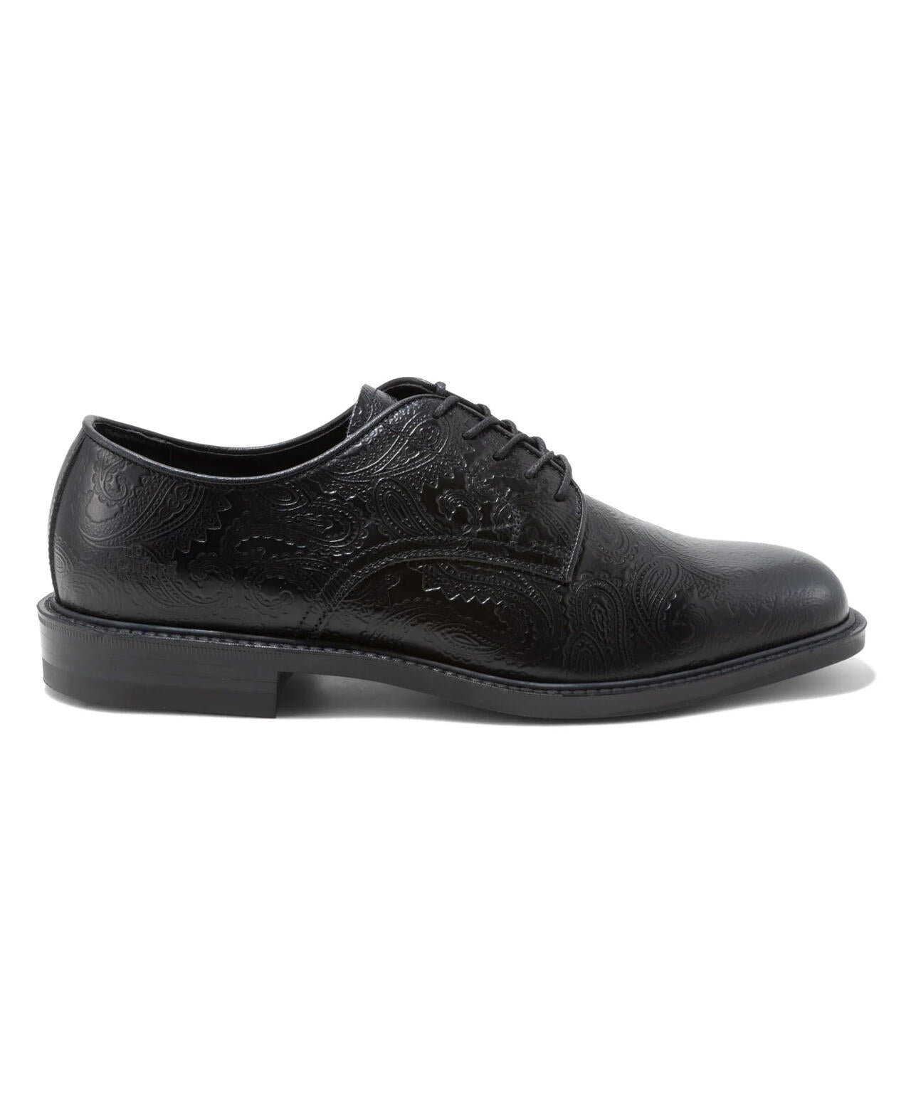 靴 MENS CLASSIC PLAIN TOE / BLACK PAISLEY The Kenford Fineshoes/MENS CLASSIC PLAIN TOE / BLACK PAISLEY