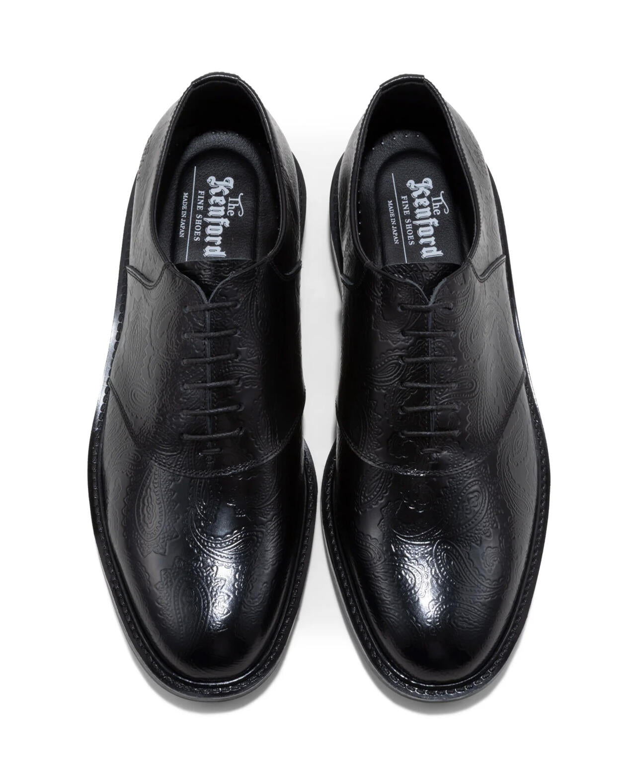 The Kenford Fineshoes/MENS CLASSIC SADDLE / BLACK PAISLEY