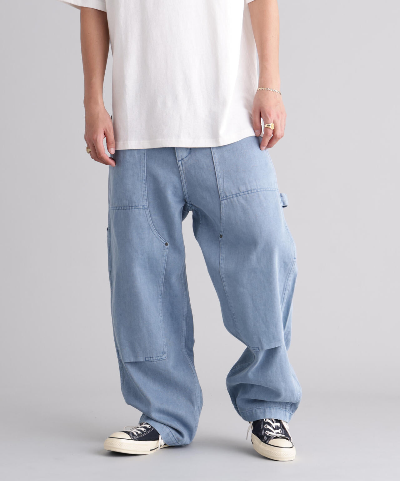 MANASTASH/マナスタッシュ/HEMP WASHED DOUBLE KNEE PANTS