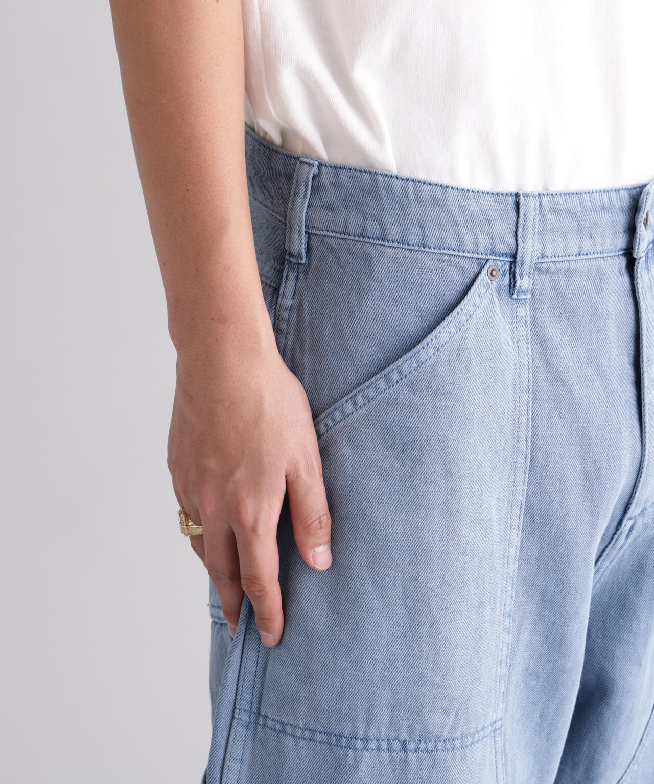 MANASTASH/マナスタッシュ/HEMP WASHED DOUBLE KNEE PANTS