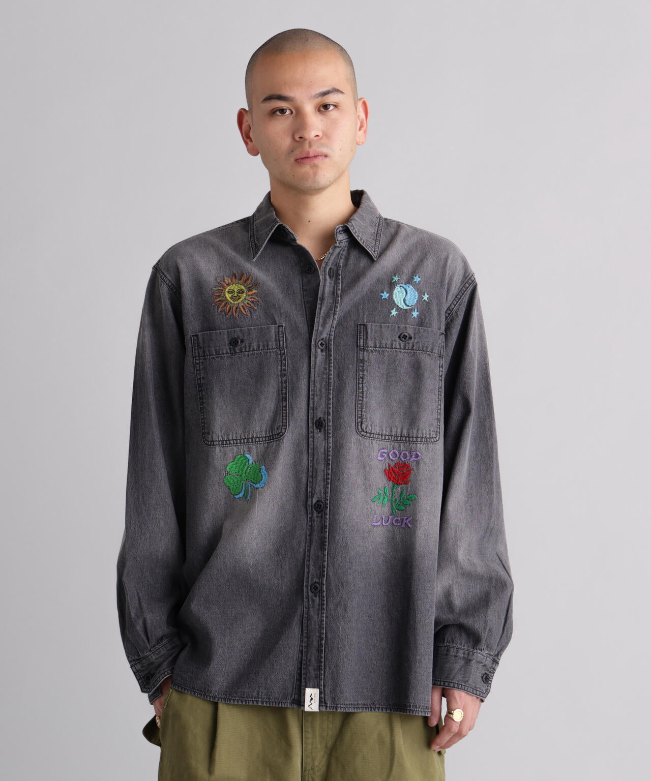 MANASTASH/マナスタッシュ/EMBROIDERY SHIRTS