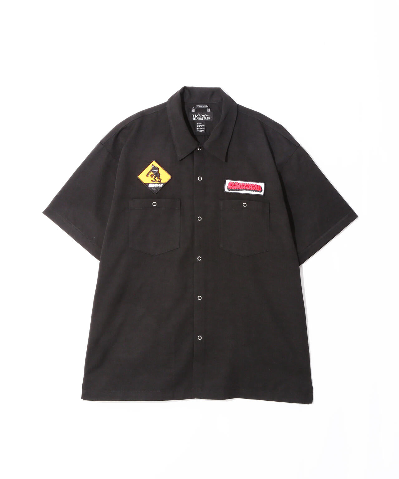 MANASTASH/マナスタッシュ/PATCHED LOGO WORK SHIRT | MANASTASH（マナ