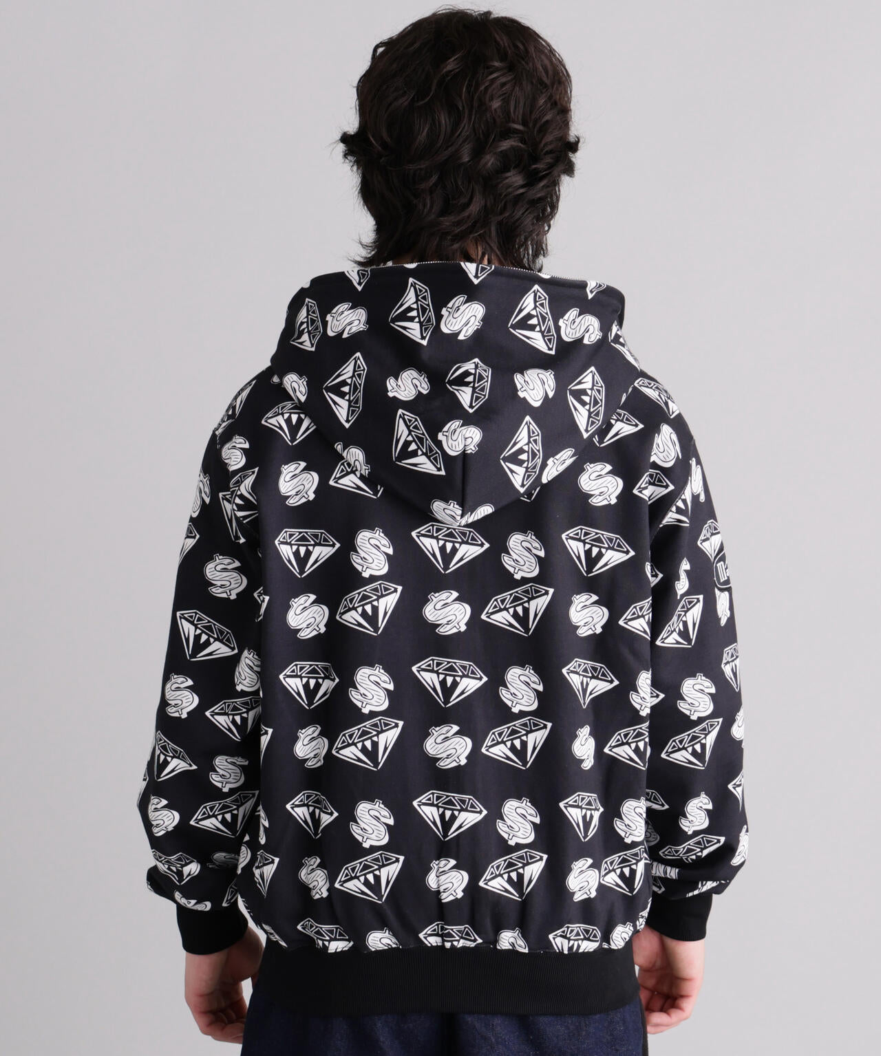 MANASTASHxBILLIONAIRE BOYS CLUB/ビリオネア・ボーイズ・クラブ/EMB LOGO ZIP HOODIE